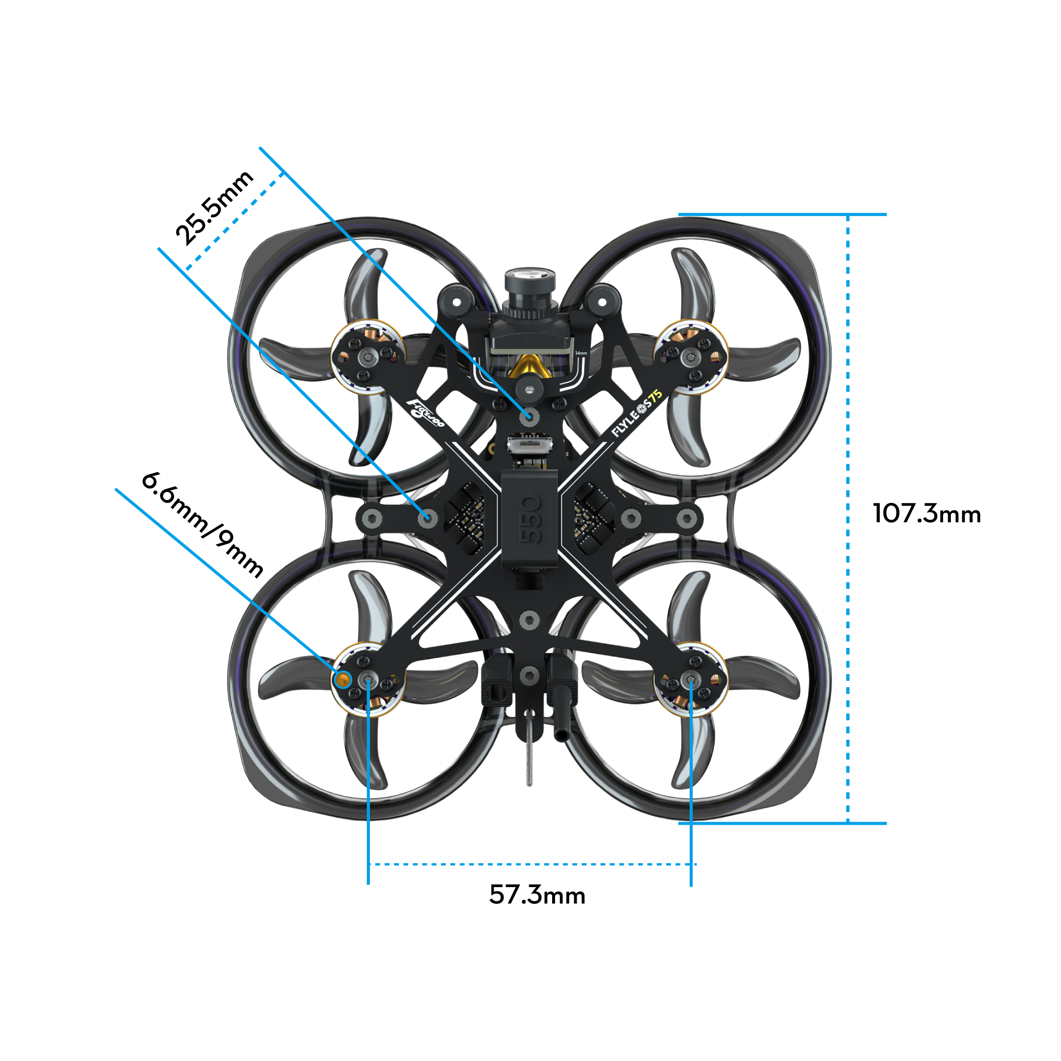 FlyLens 75 HD HDZero 2S Brushless Whoop FPV Drone V1.3 FlyLens 75 HD HDZero 2S Brushless Whoop FPV Drone V1.3