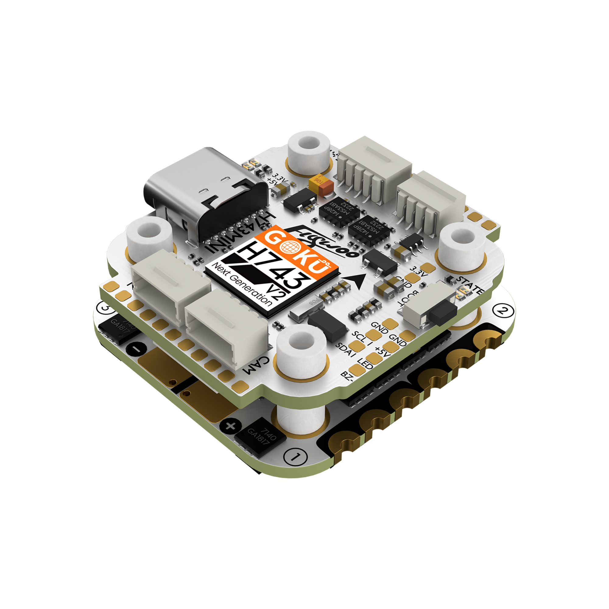 Mini Stack Plug for Drone Flight Controllers | FLYWOO GOKU H743 PRO