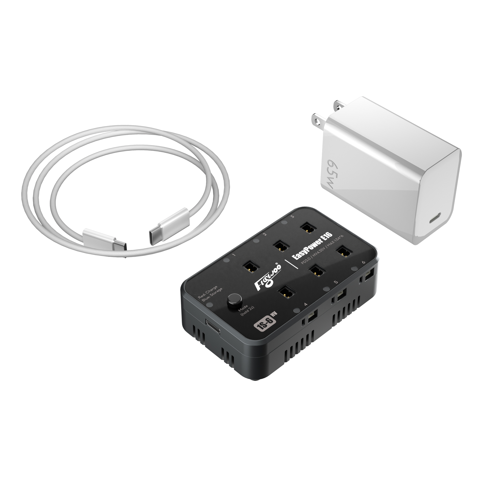 Flywoo EasyPower E16 \ E24 1S \ 2S Battery charger