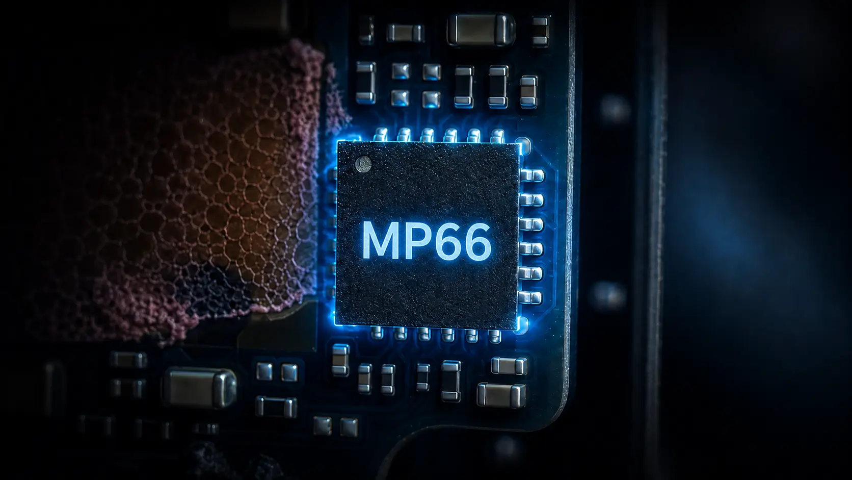 MP66 gyroscope chip on DJI O4 Air Unit Pro board