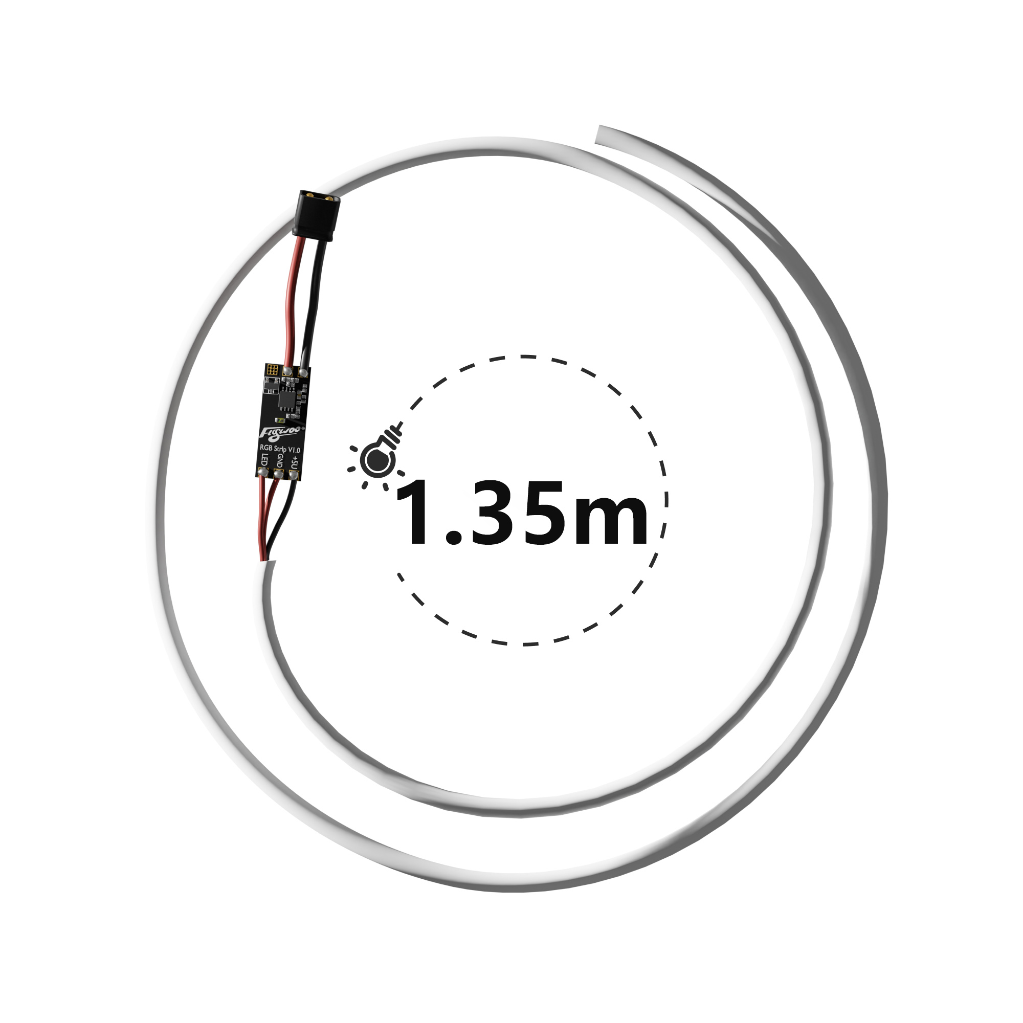 Flywoo Halo Gate RGB LED Strip & LED Controller 