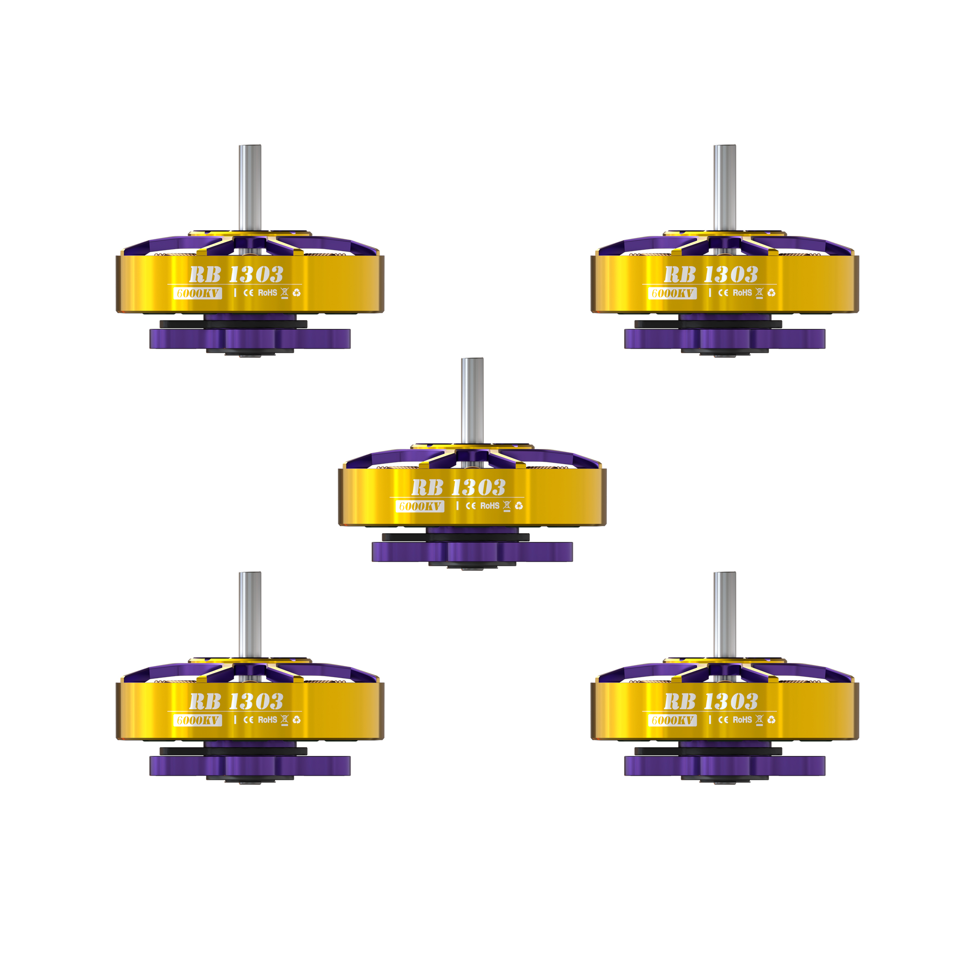 ROBO 1303 6000KV 2-4S Fpv Motor 