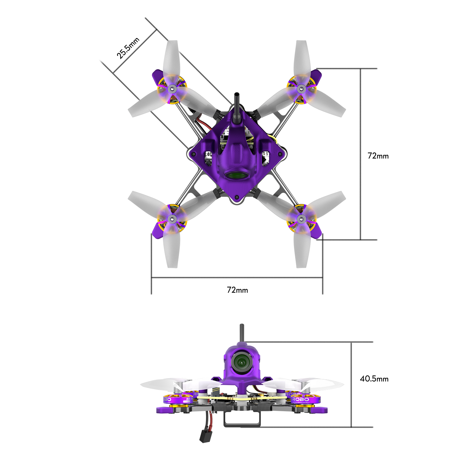 Firefly 16 / 18 1S Nano Baby V3 Analog Tiny Drone