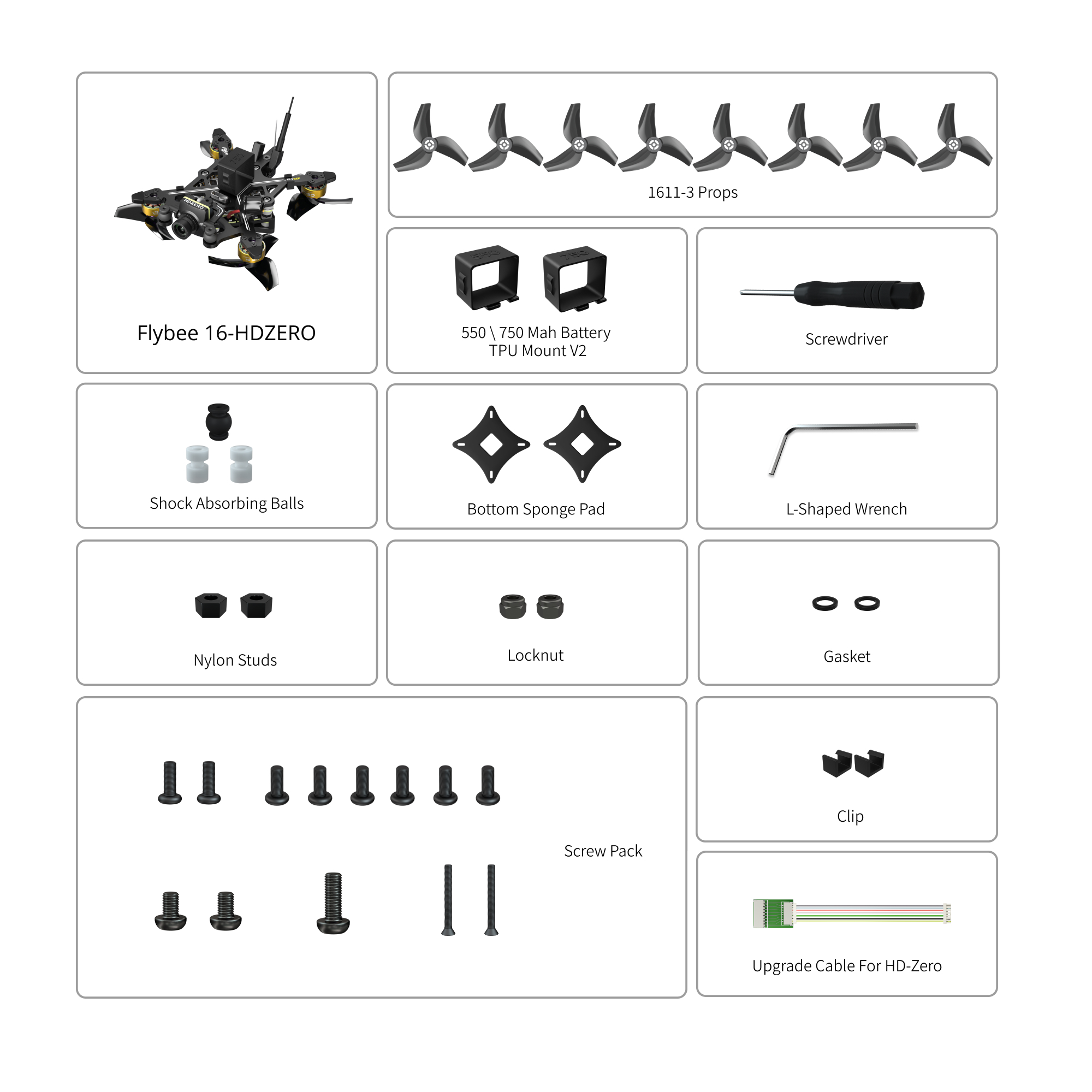 Flybee 16 HDZero 2S Ultralight FPV Drone