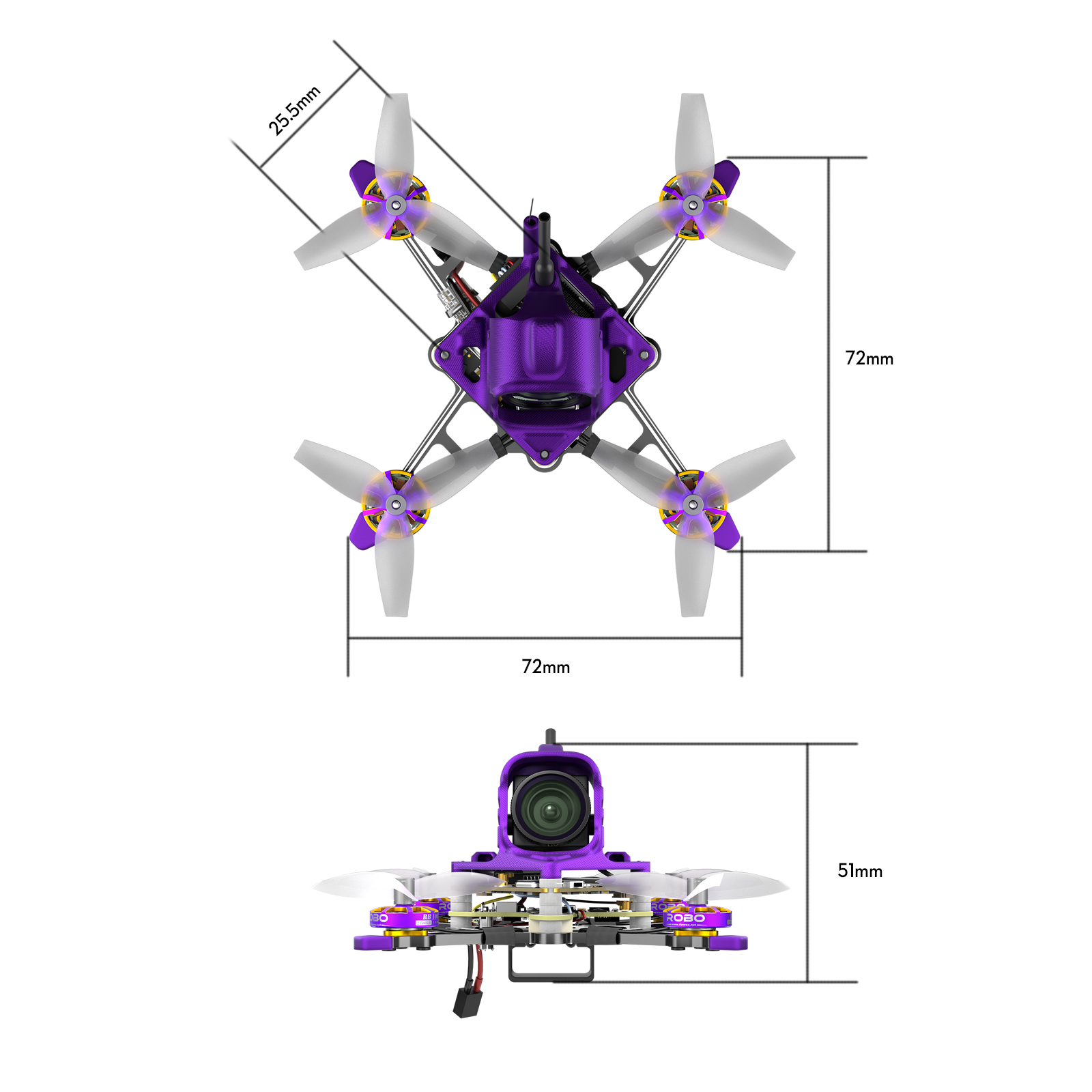 Firefly16 1S Nano Baby V3 O4 Tiny Drone