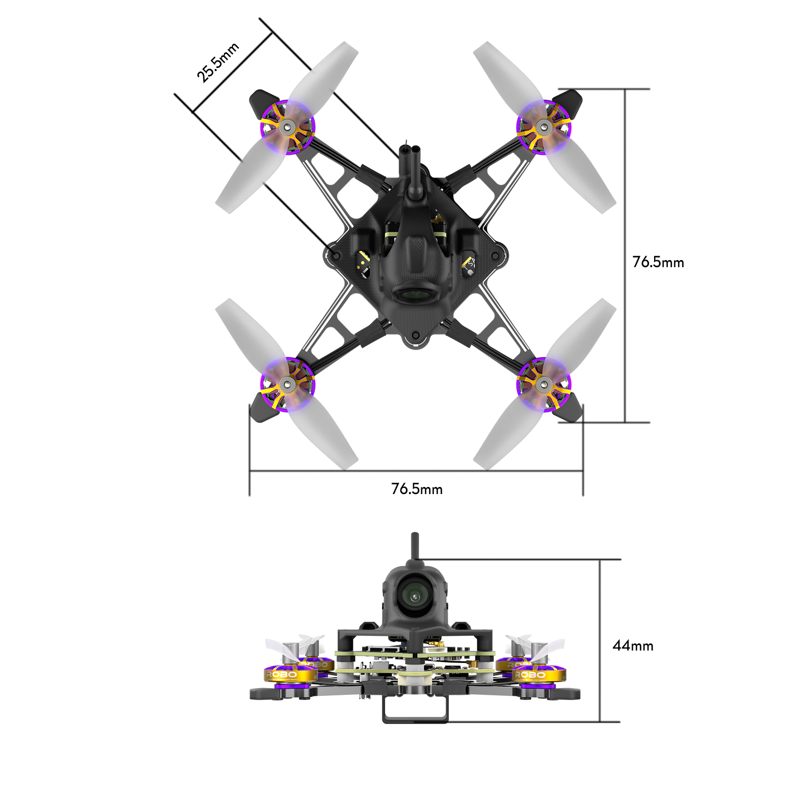 Firefly 16 / 18 1S Nano Baby V3 HDZero Tiny Drone