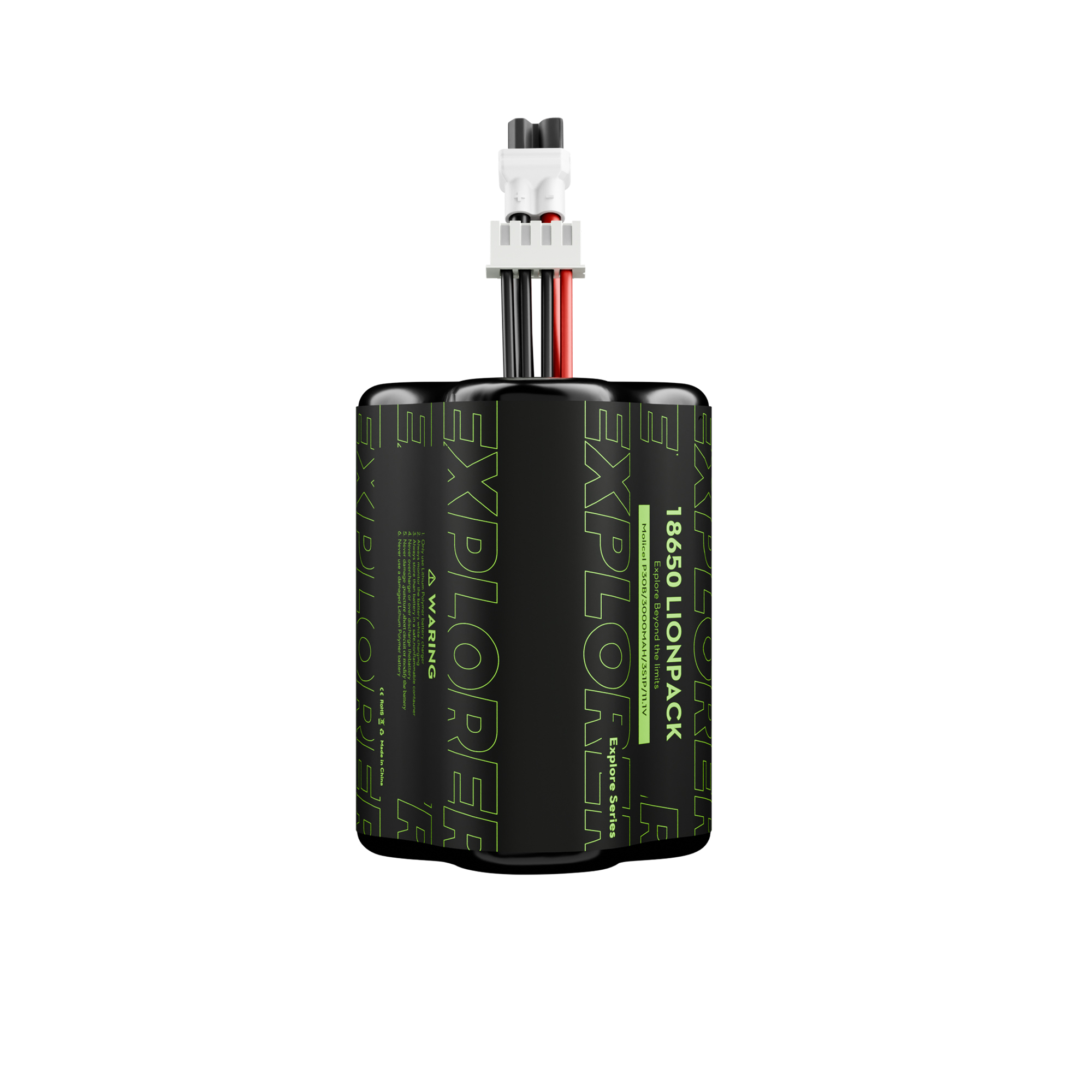 Flywoo Explorer Molicell P30B 18650 3S1P 3000mAh Lionpack Battery