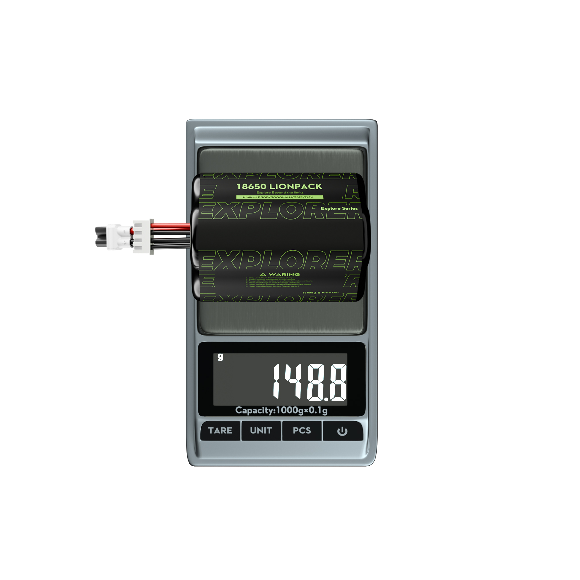 Flywoo Explorer Molicell P30B 18650 3S1P 3000mAh Lionpack Battery