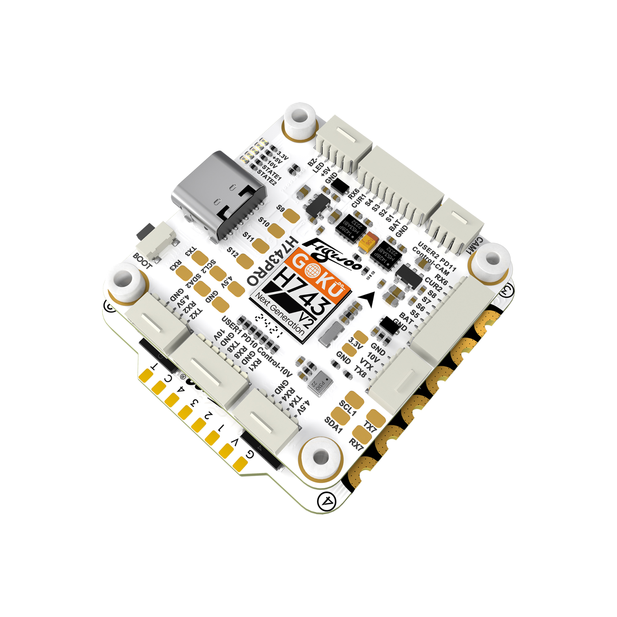 FPV Flight Stack GOKU H743 PRO 55A by FLYWOO