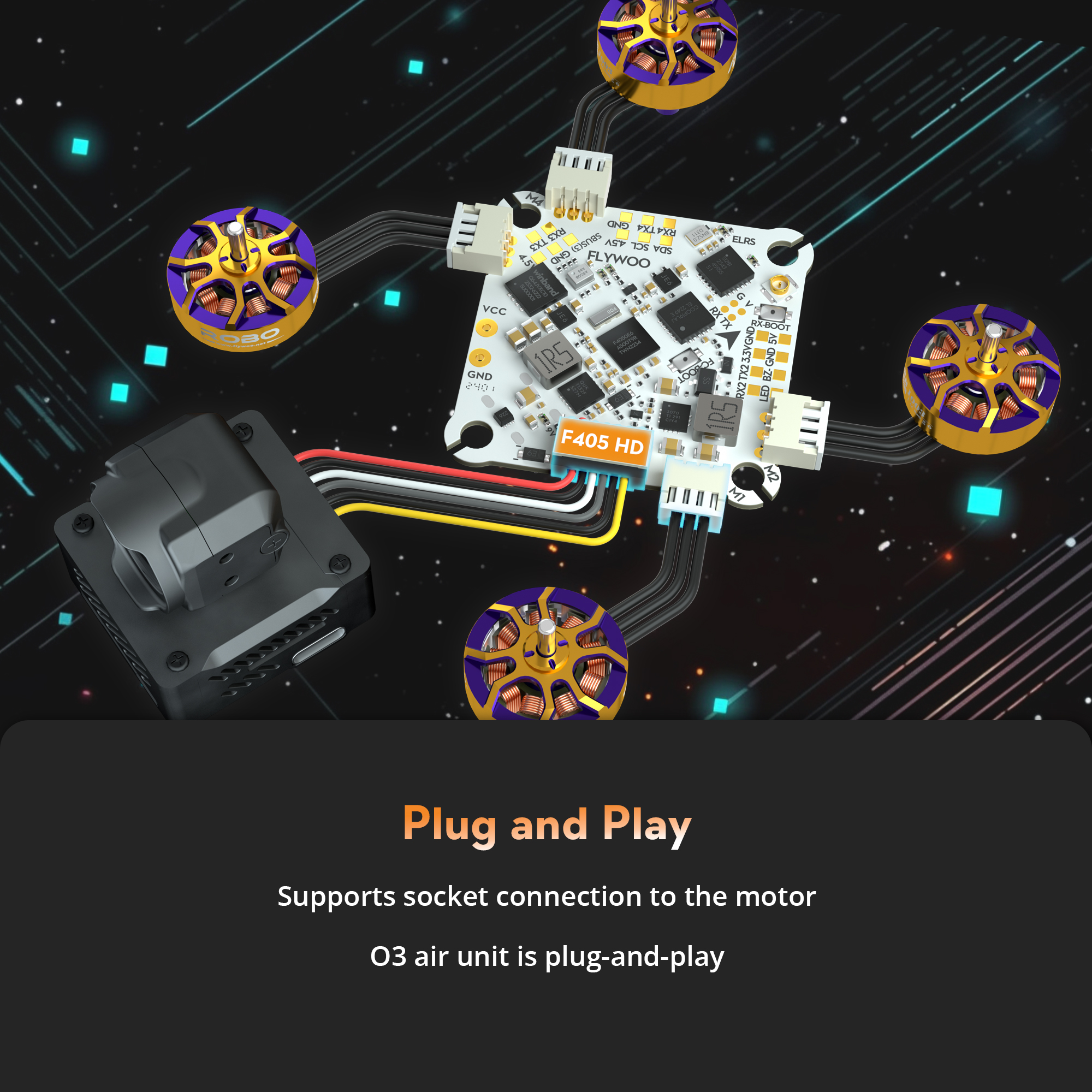 GOKU F405 HD 1-2S ELRS AIO V2 