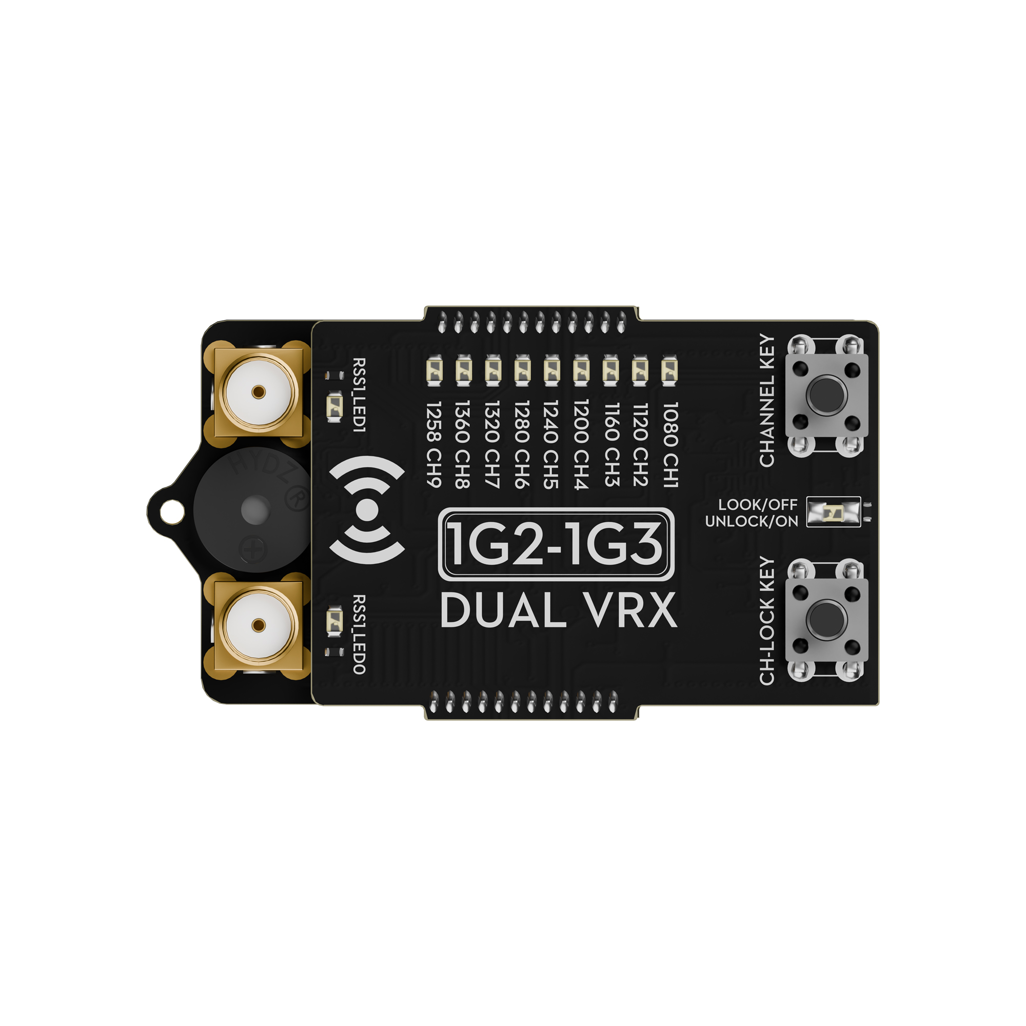 Flywoo 1G2-1G3 Dual VRX Analog Goggle Receiver Module V2
