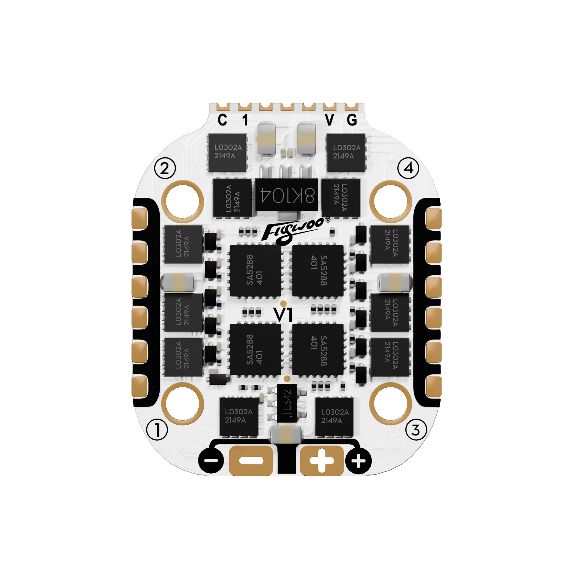 GOKU GN405 Nano HD 35A Stack V3 W/ TXCO ELRS 2.4g Plug&Play O4 / O4 Pro-FLYWOO