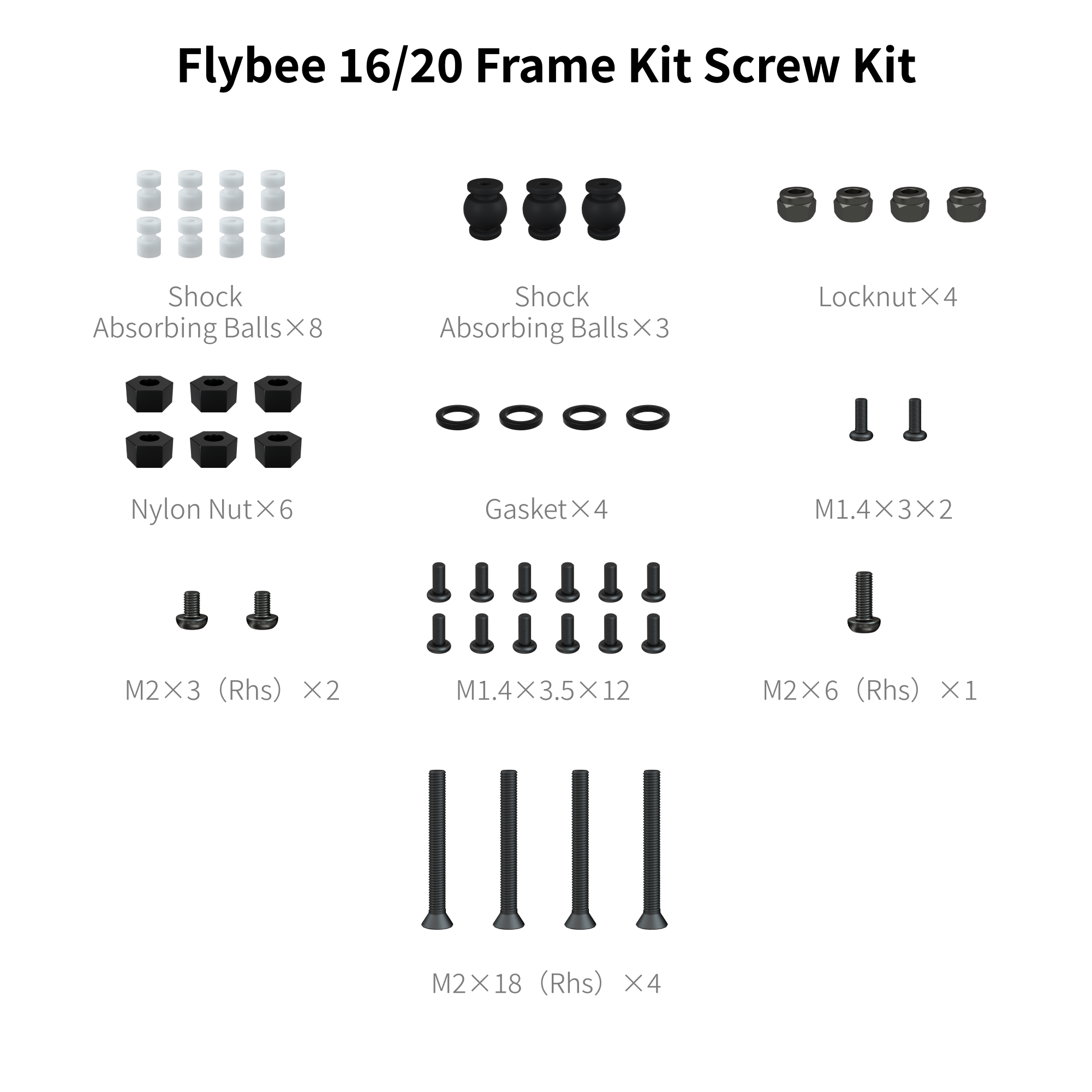 Flybee 16\20 Framke Parts Collection