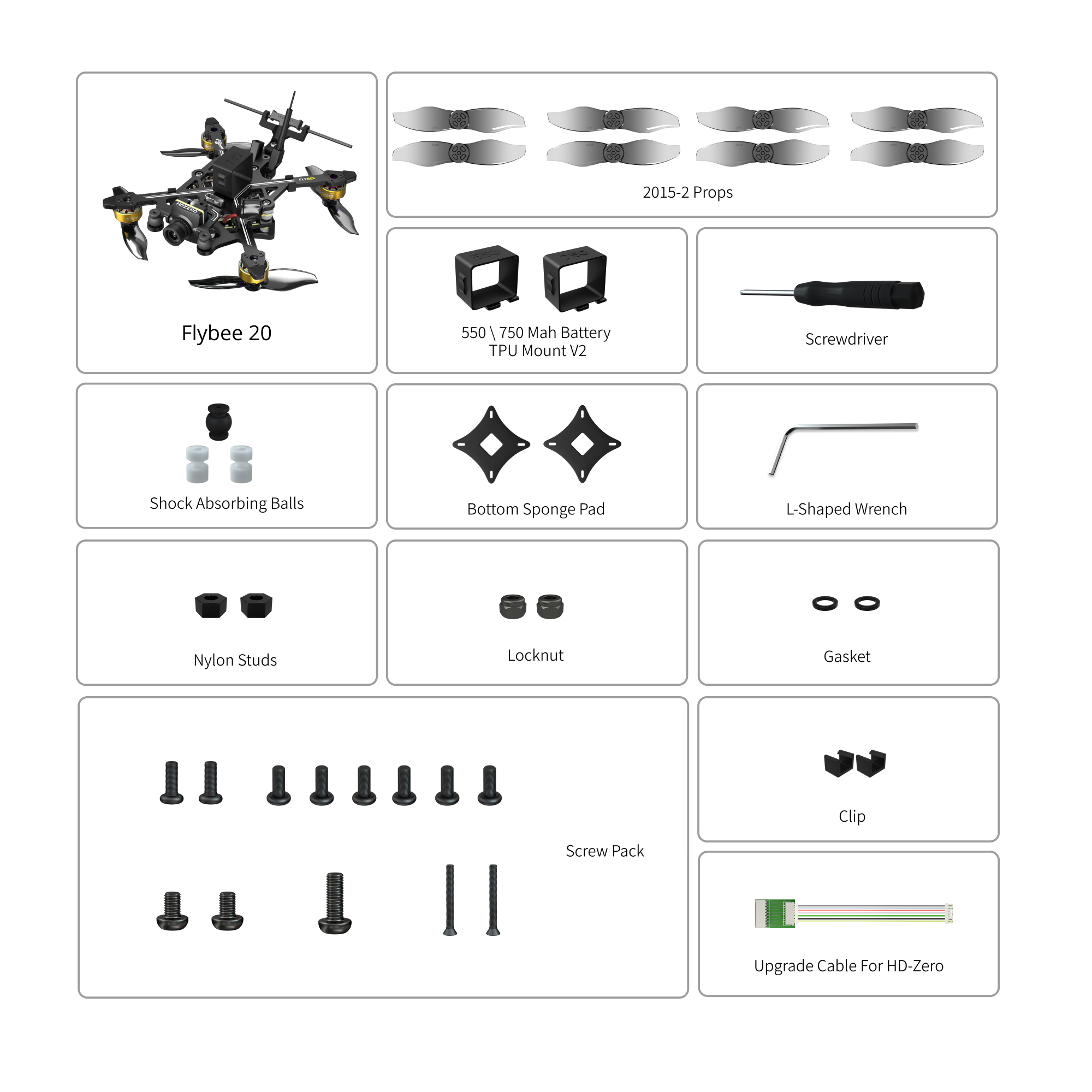 Flybee 20 HDZero 2S Ultralight FPV Drone