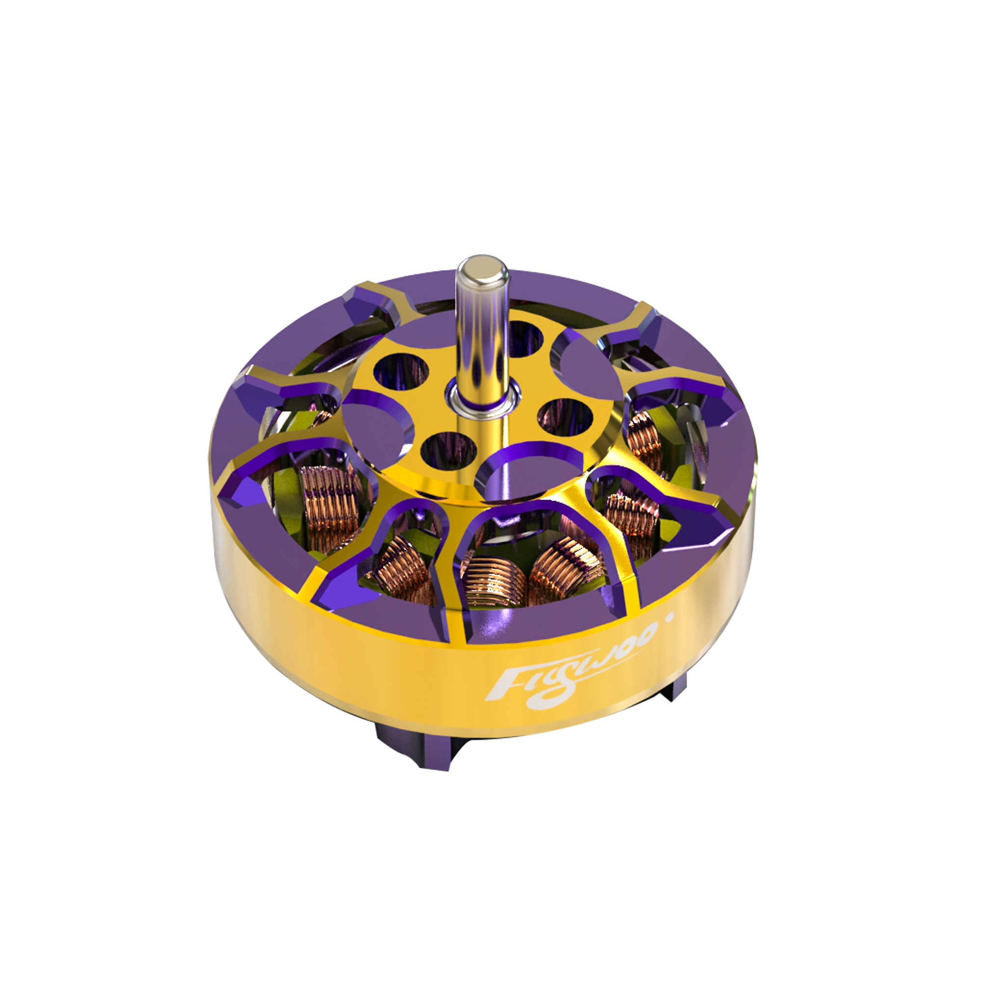 Flywoo ROBO 1202.5 11500kv  FPV Motor Gold/Purple (New Version)