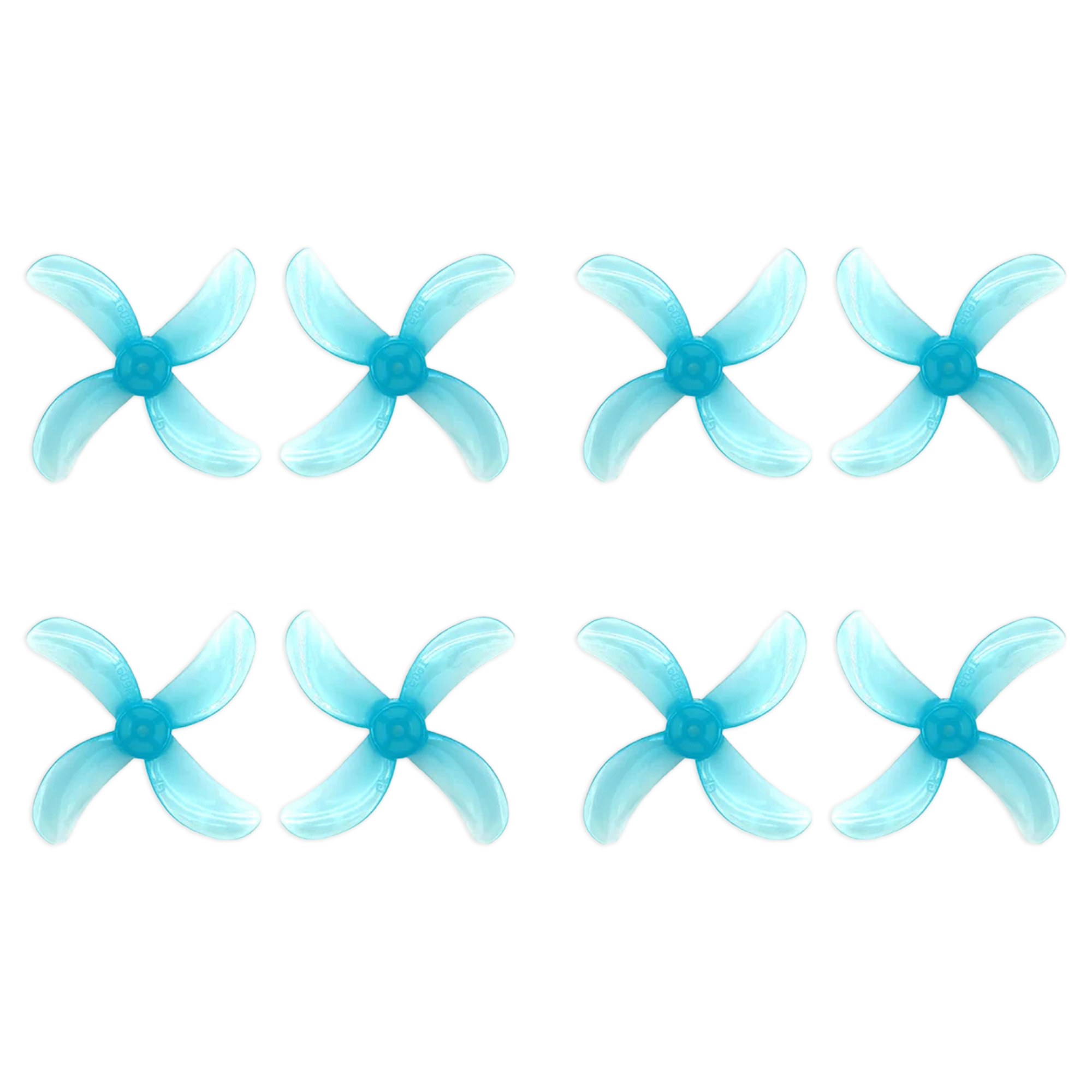 1609 - 4 Blade 40mm 1.5mm Shaft -- Set of 8