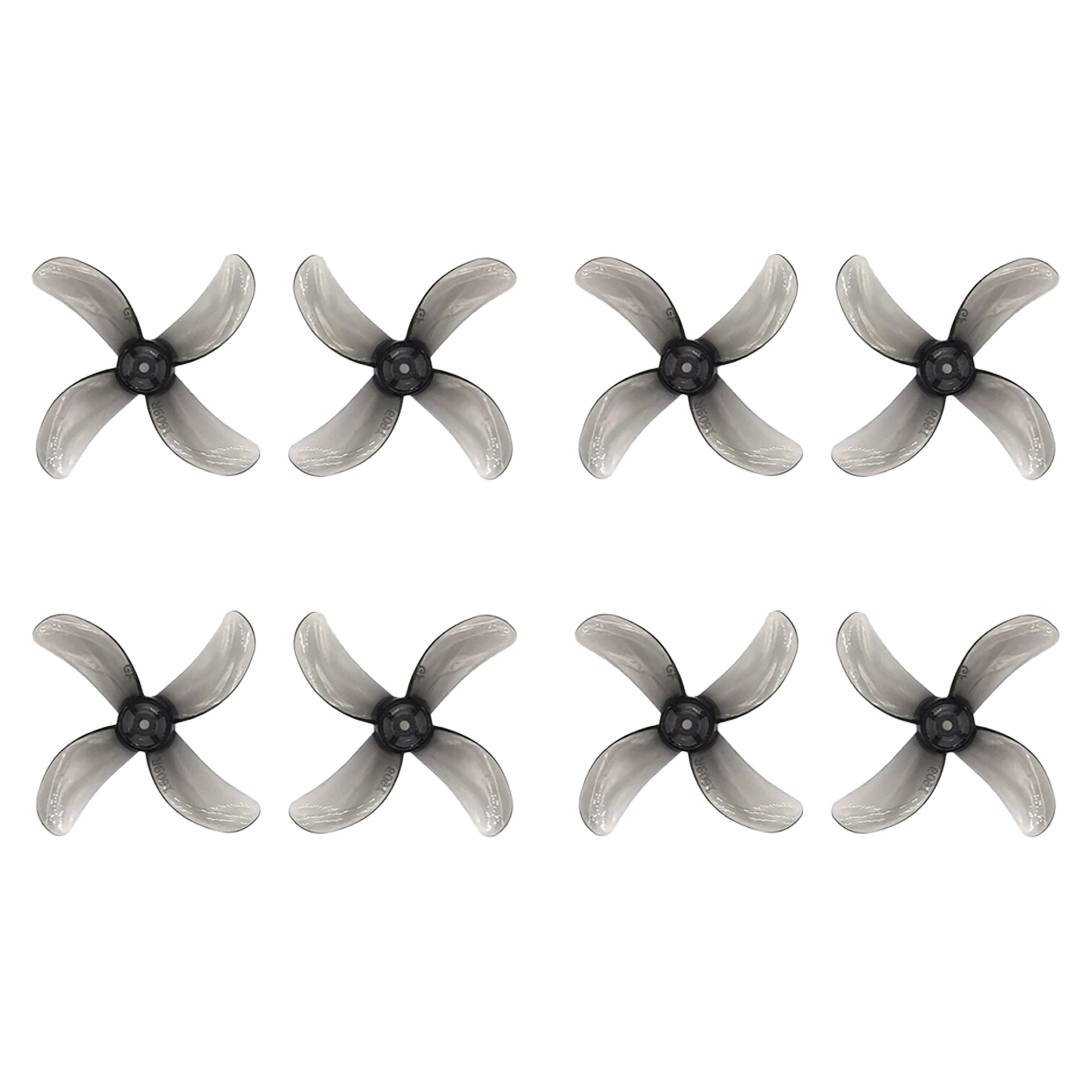 1609 - 4 Blade 40mm 1.5mm Shaft -- Set of 8