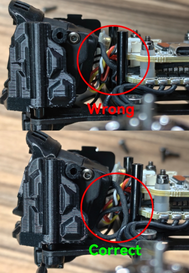 LR 4 V2 coaxial cable bending and routing reference