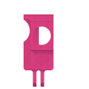 (Pink) Lightweight TPU Mount