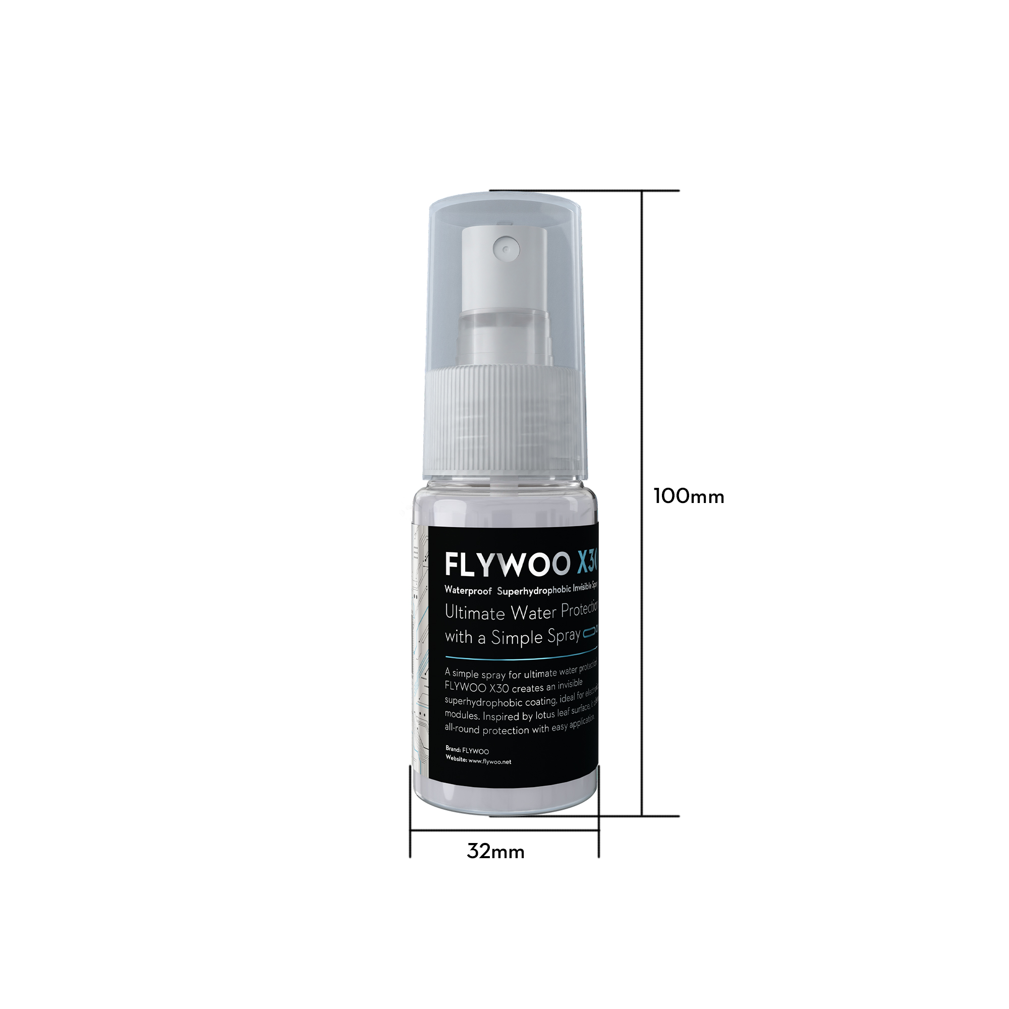 Flywoo X30 PCBA Waterproof Superhydrophobic Invisible Spray