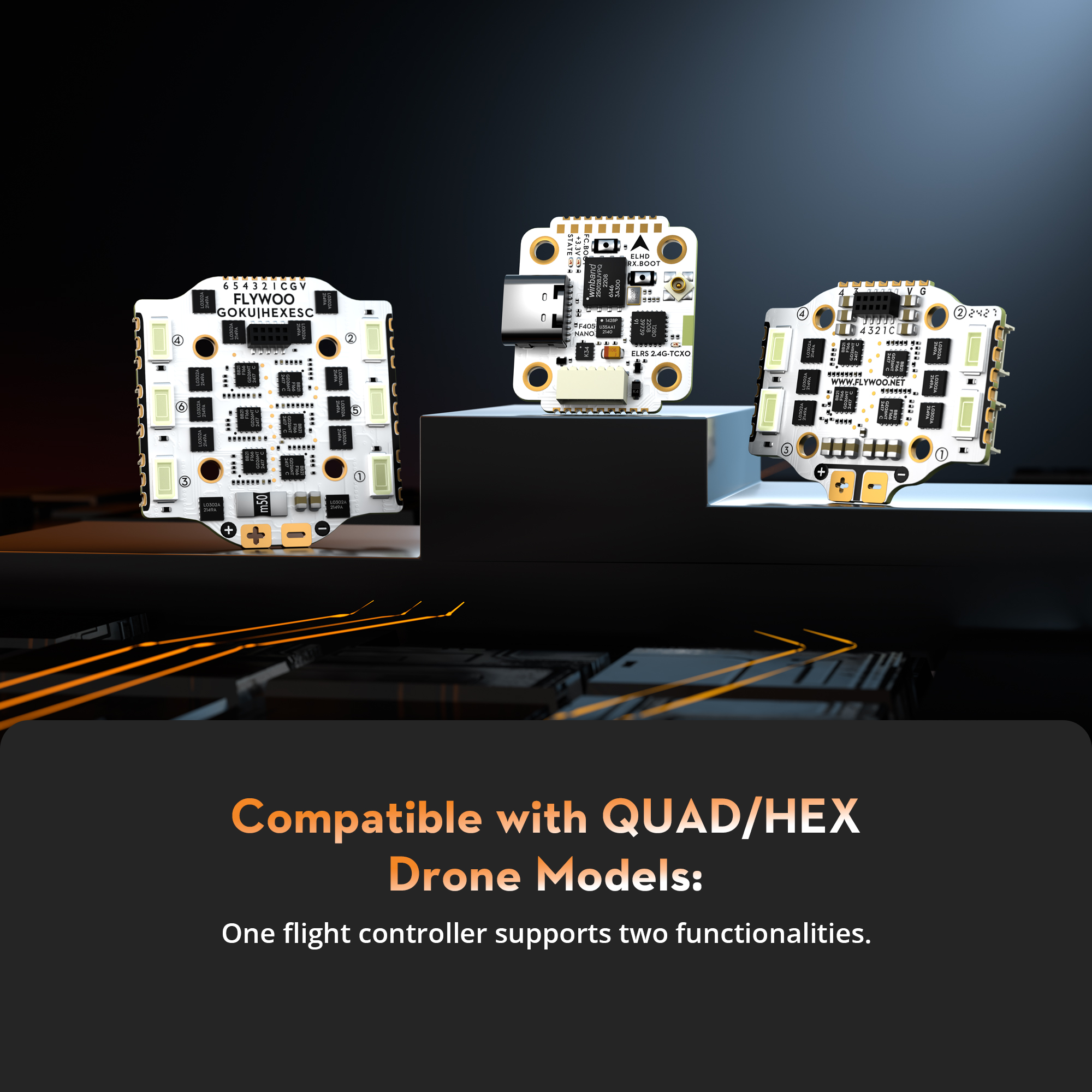 GOKU GN405 Nano HD 20A Stack V3 W\TXCO ELRS 2.4g