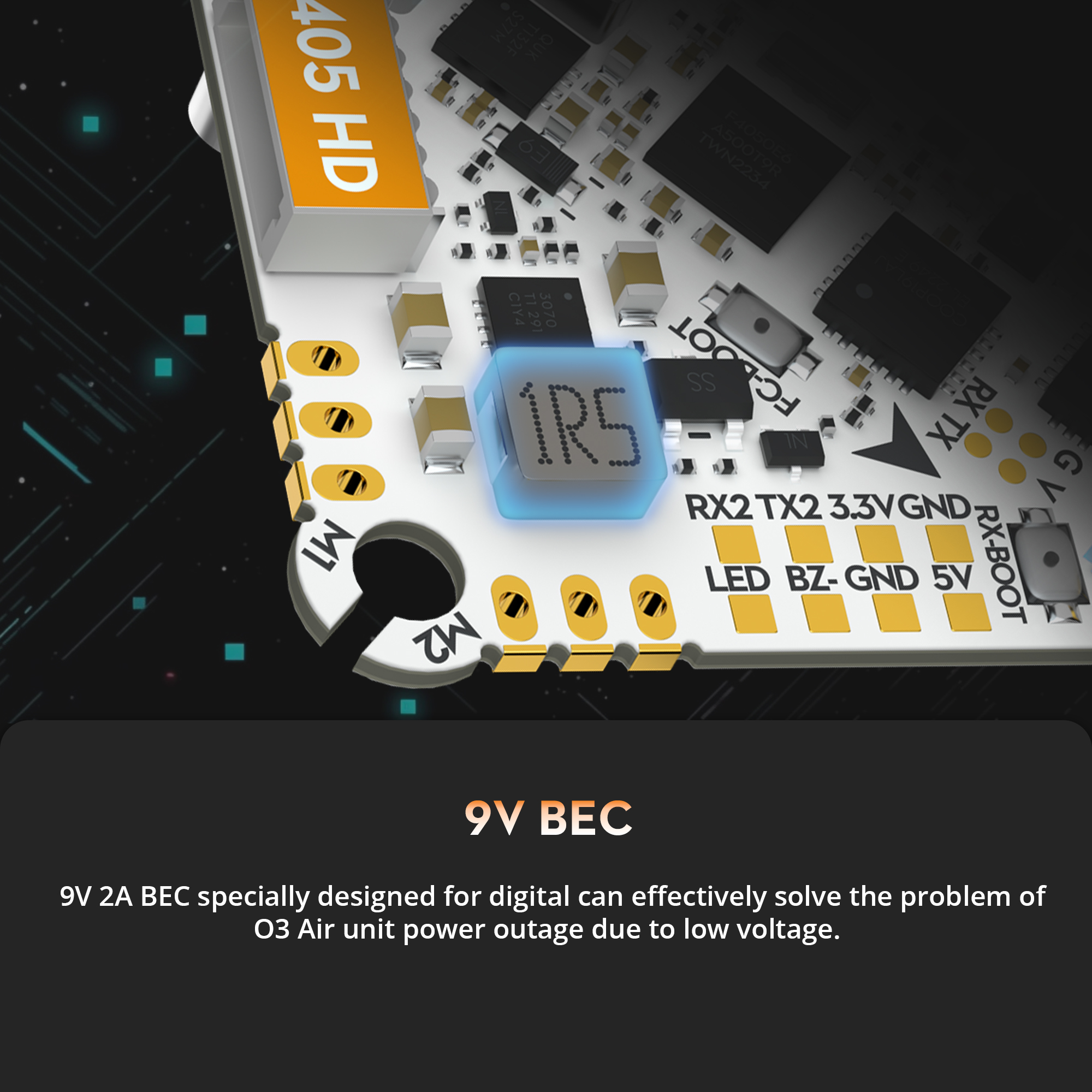 GOKU F405 HD 1-2S ELRS AIO V2 