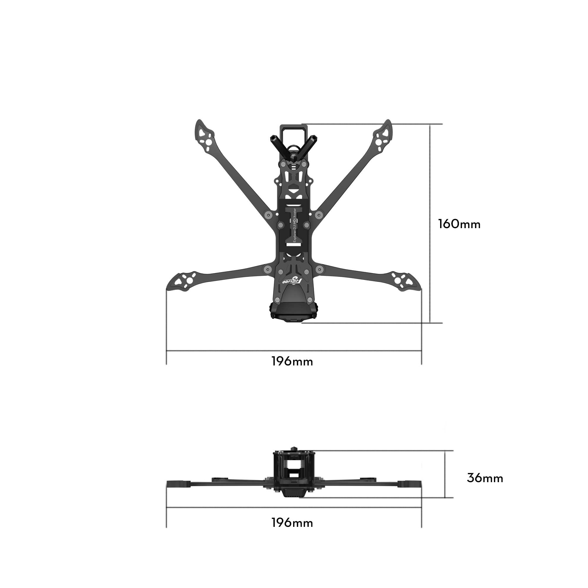 Explorer LR O3 \O4 \ O4 PRO Frame kit