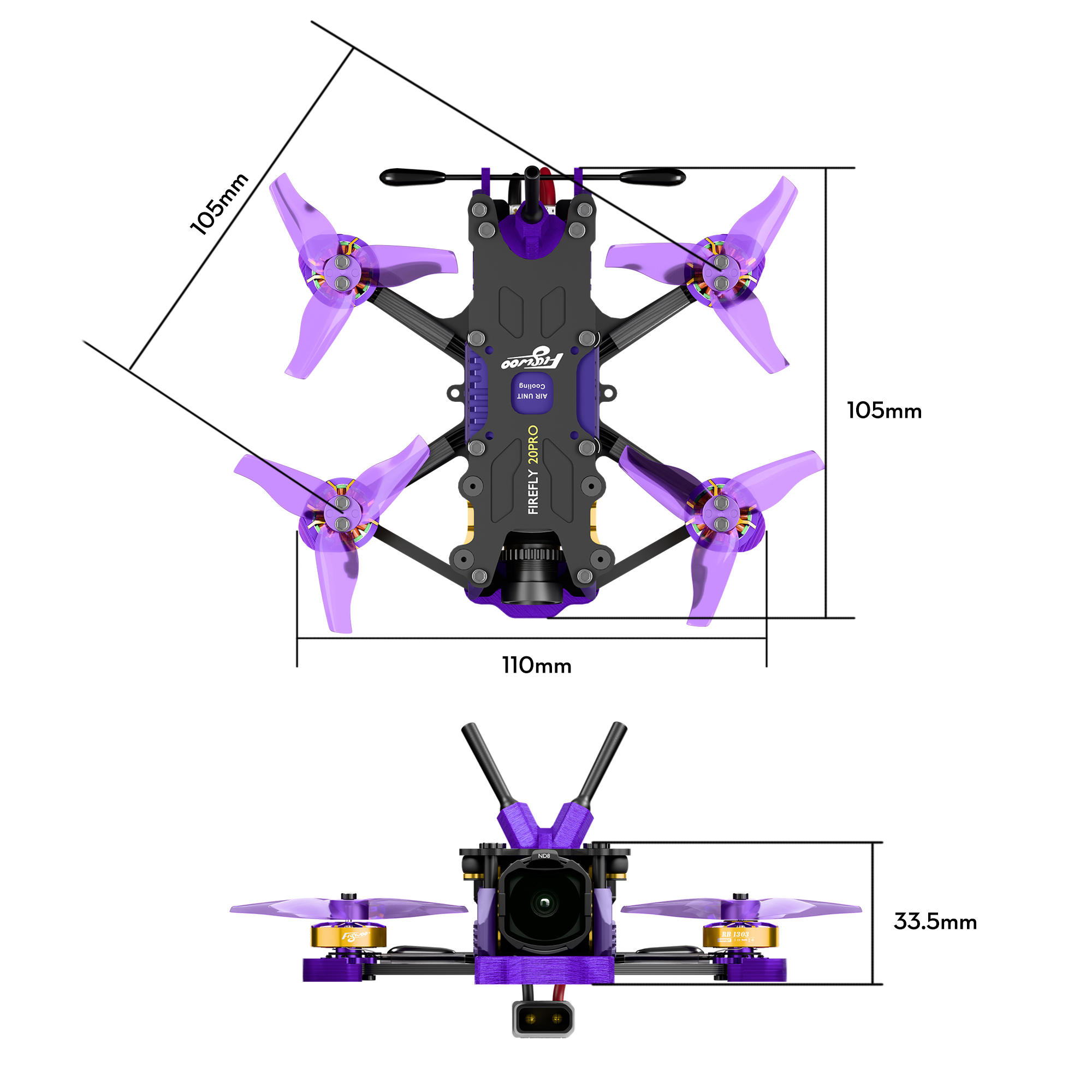 Firefly 20PRO 4S HDZero Micro Drone