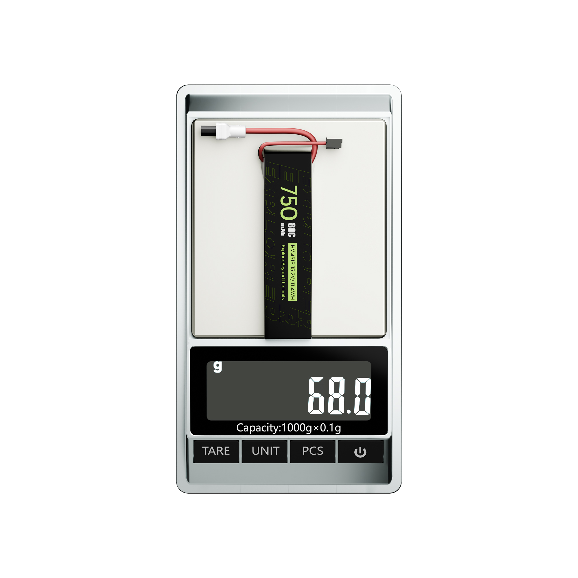 2PCS Explorer 750mAh LiHV 4S 80C Battery （Flywoo XT30UP）