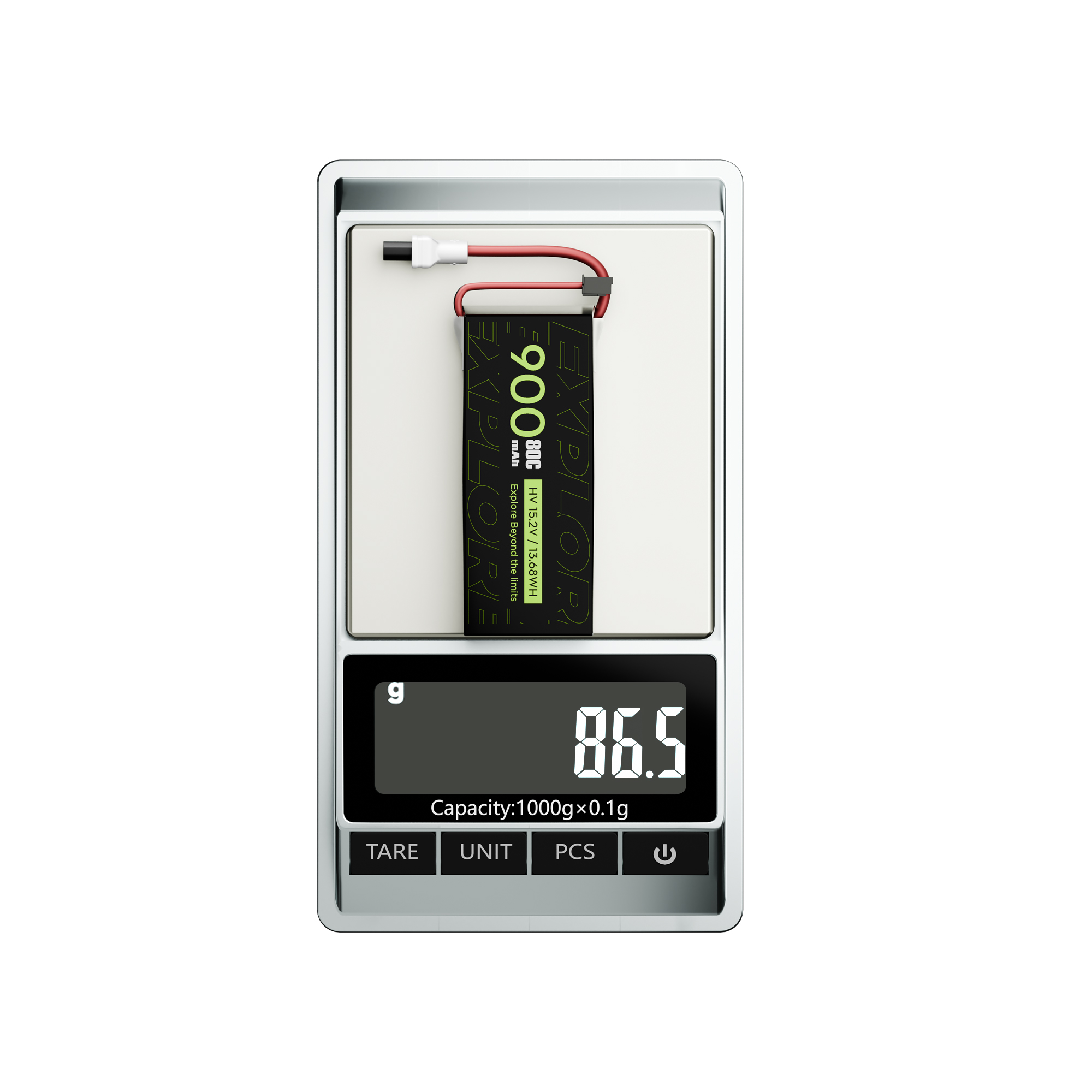 2PCS Explorer 900mAh LiHV 4S 80C Battery （Flywoo XT30UP）