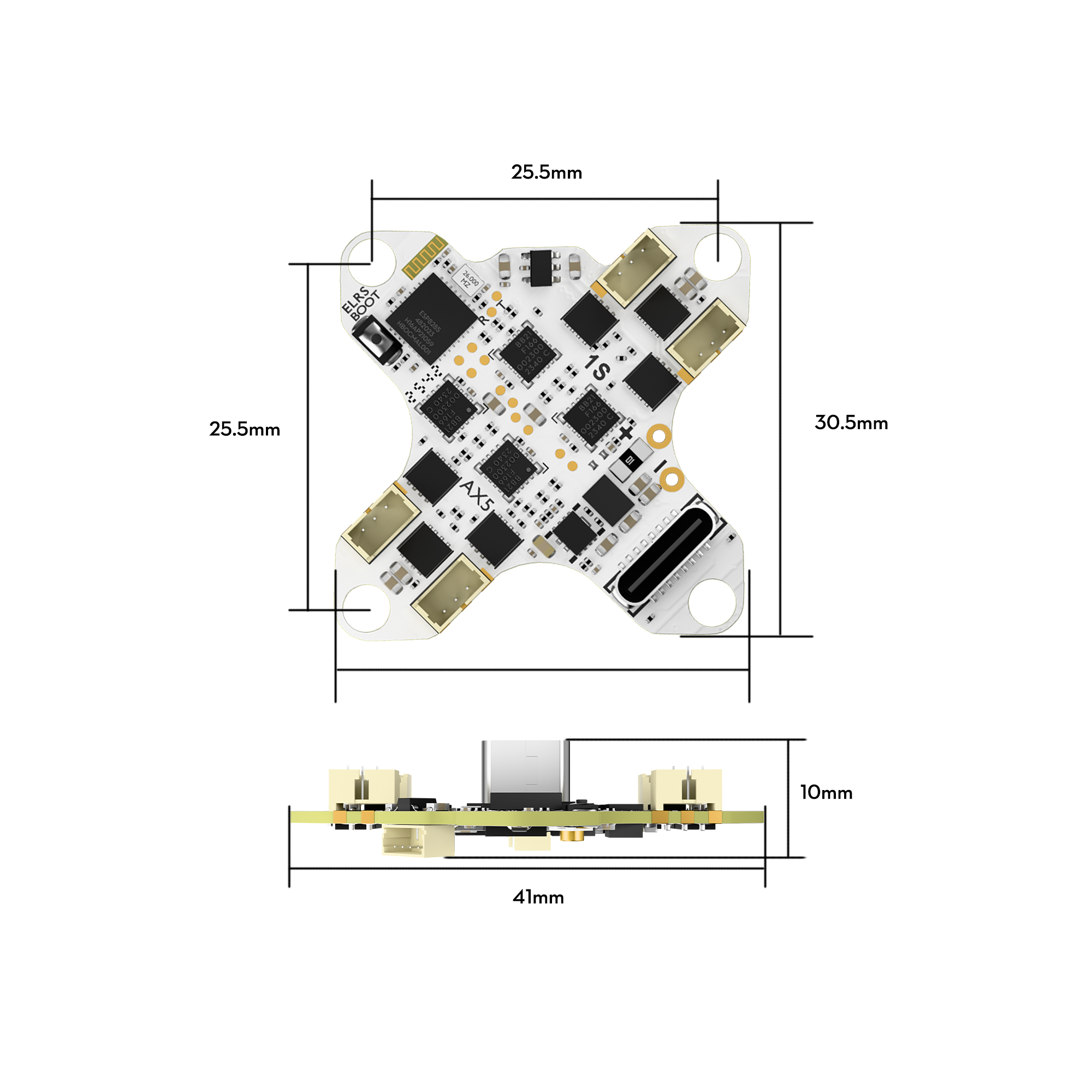 GOKU F405 HD 1S 12A AIO Plug&Play O4 / O4 Pro