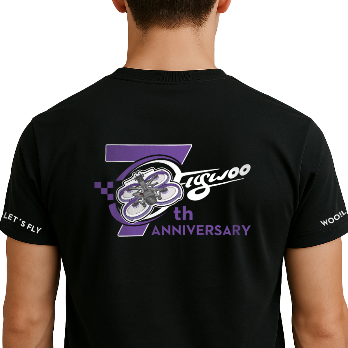 Flywoo 7th Anniversary T-Shirt (Black)