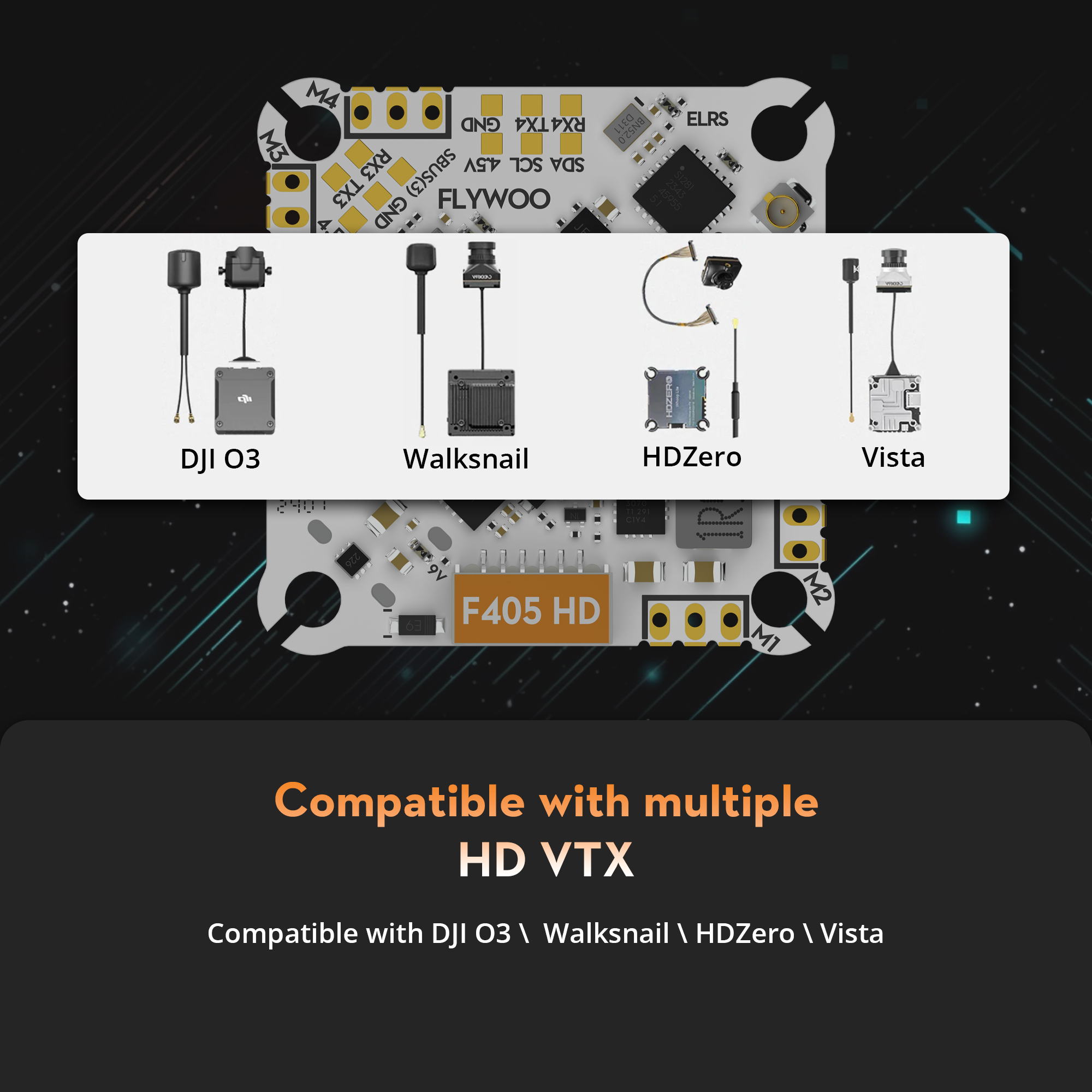 GOKU F405 HD 1-2S ELRS AIO V2 