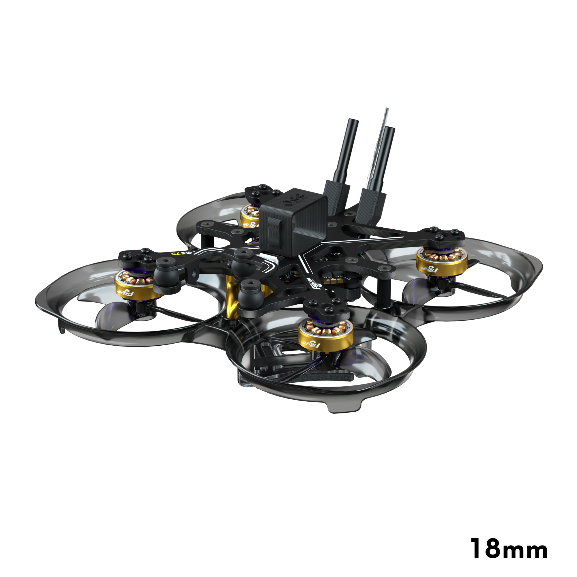 FlyLens 75 HD Drone kit 2S Brushless Whoop FPV Drone