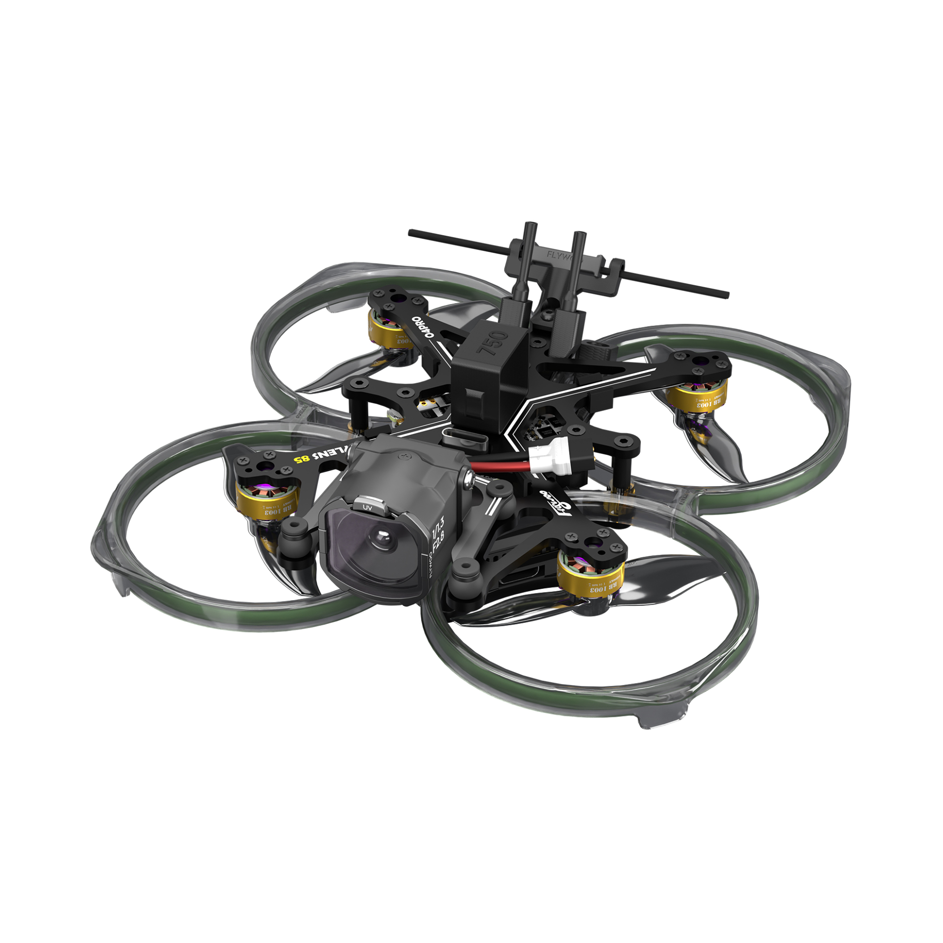 FLYWOO Flylens 85 HD O4 PRO 2S LED Whoop FPV Drone V1.3