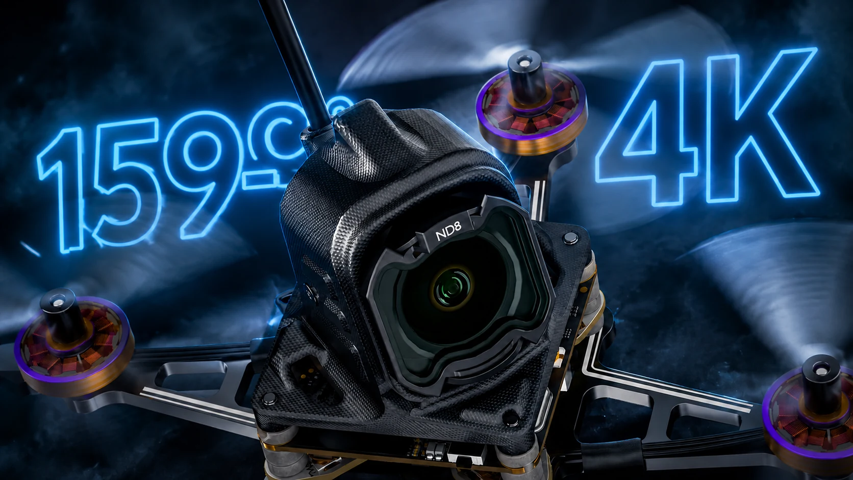 DJI O4 Wide Air Unit with native 159-degree ultra-wide lens for Firefly 1S O4 Wide