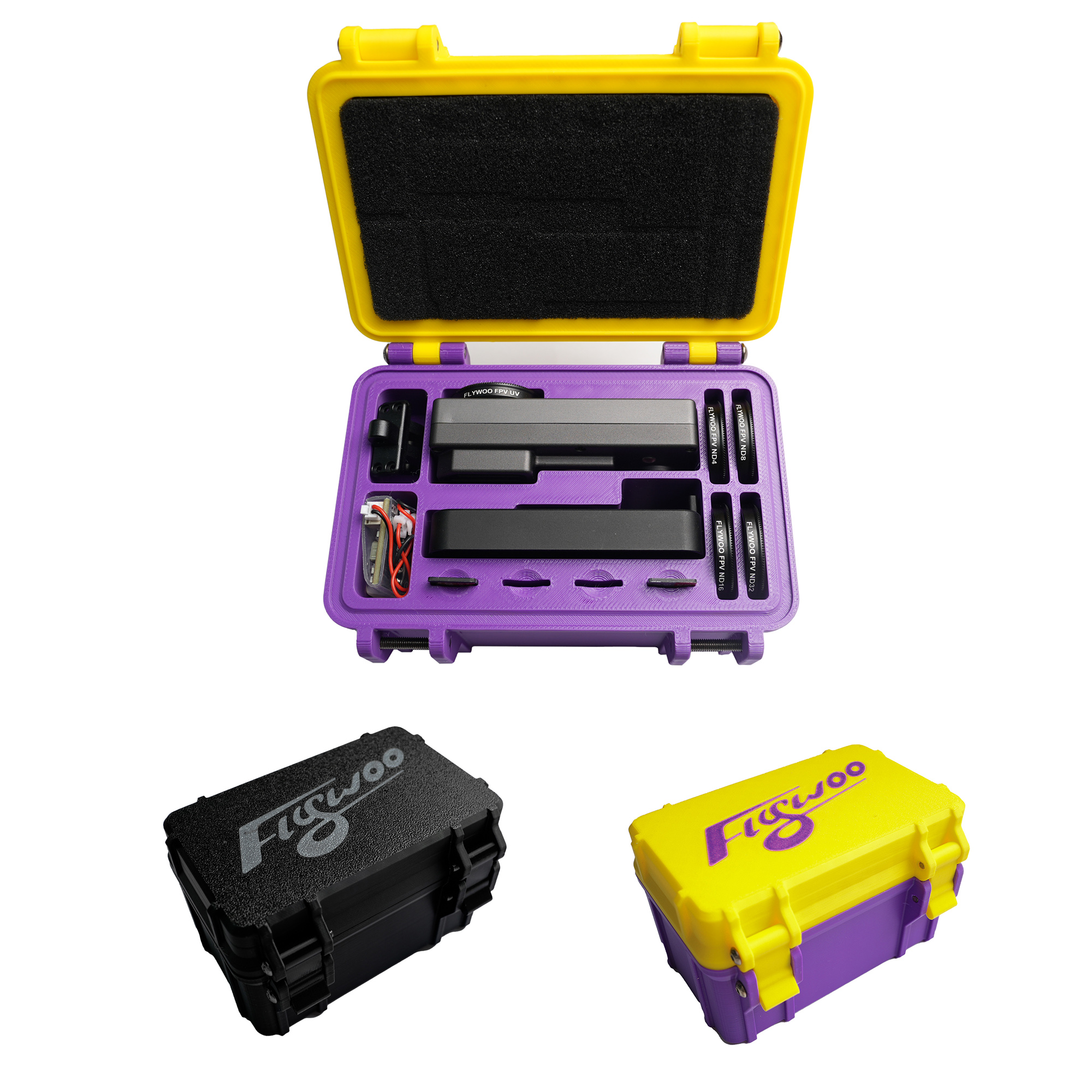 3D Printed Storage Box for Flywoo Naked GoPro Action Camera 2.0/2.1-FLYWOO
