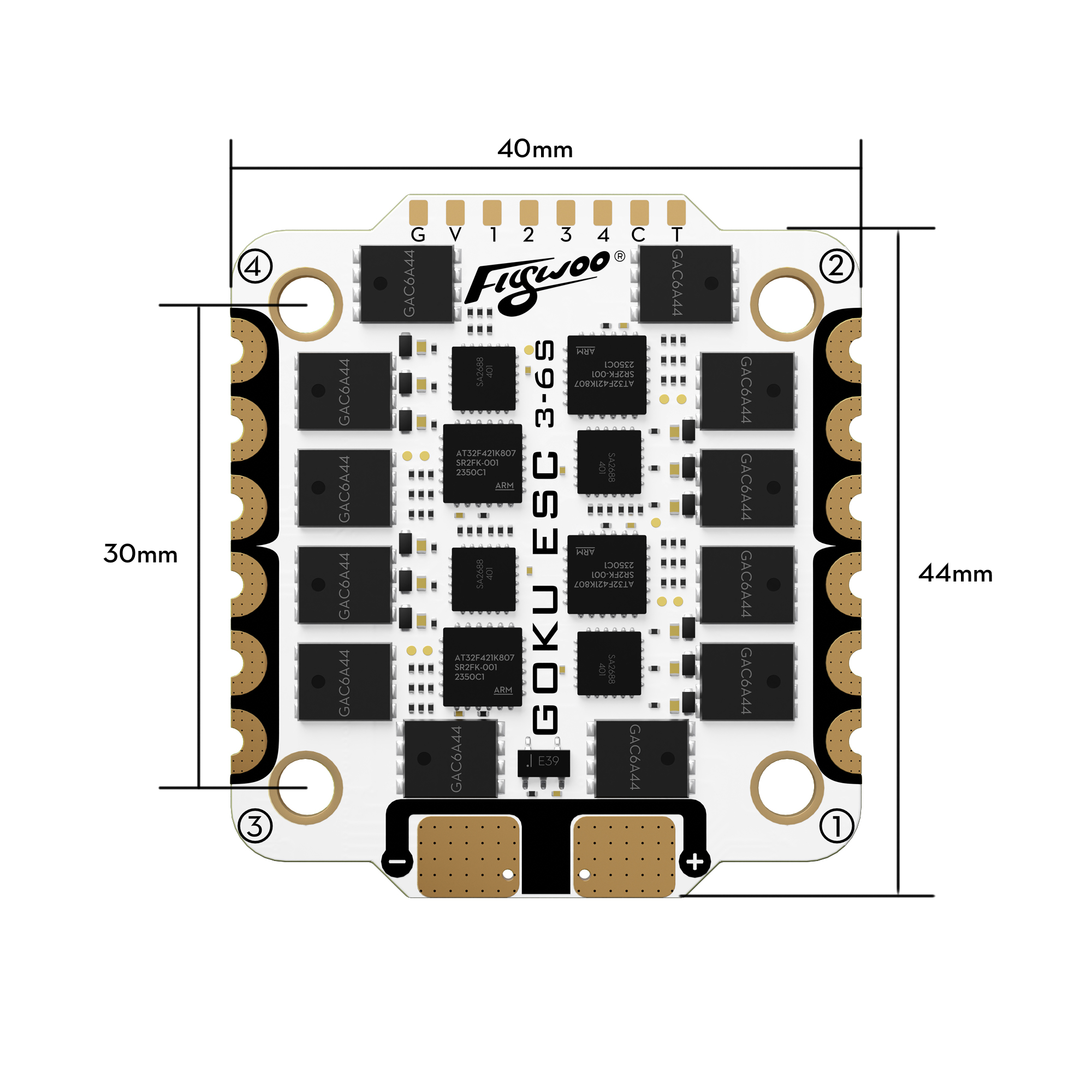 FLYWOO GOKU G55M 32BIT Drone ESC - High-Performance Speed Controller