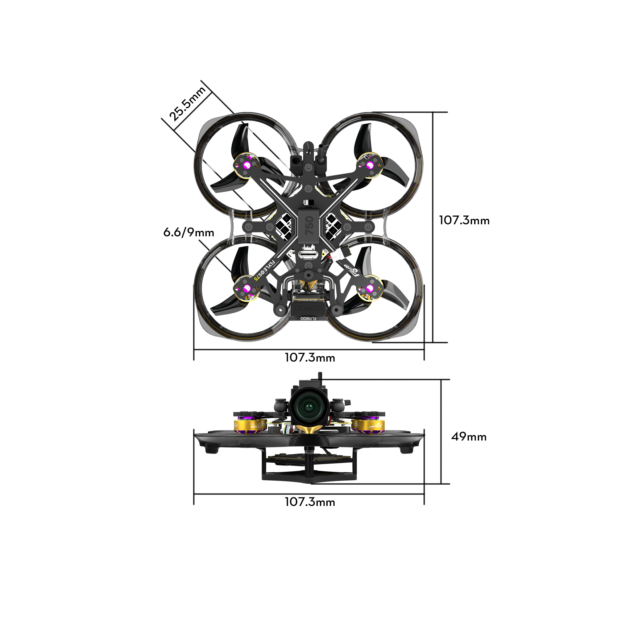 Flylens 75 HD O4 2S Whoop FPV Drone