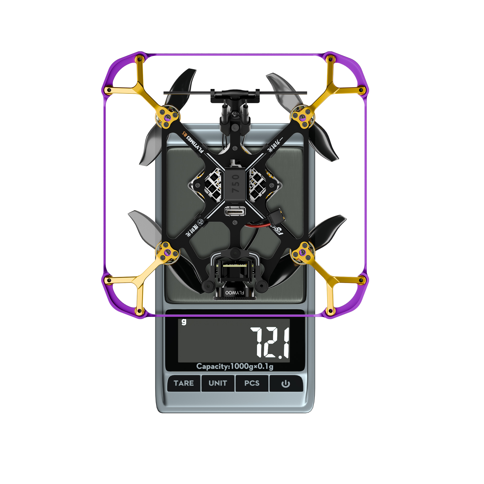 Flytimes 85 HD O3 Lite 2S Micro Drone -FLYWOO