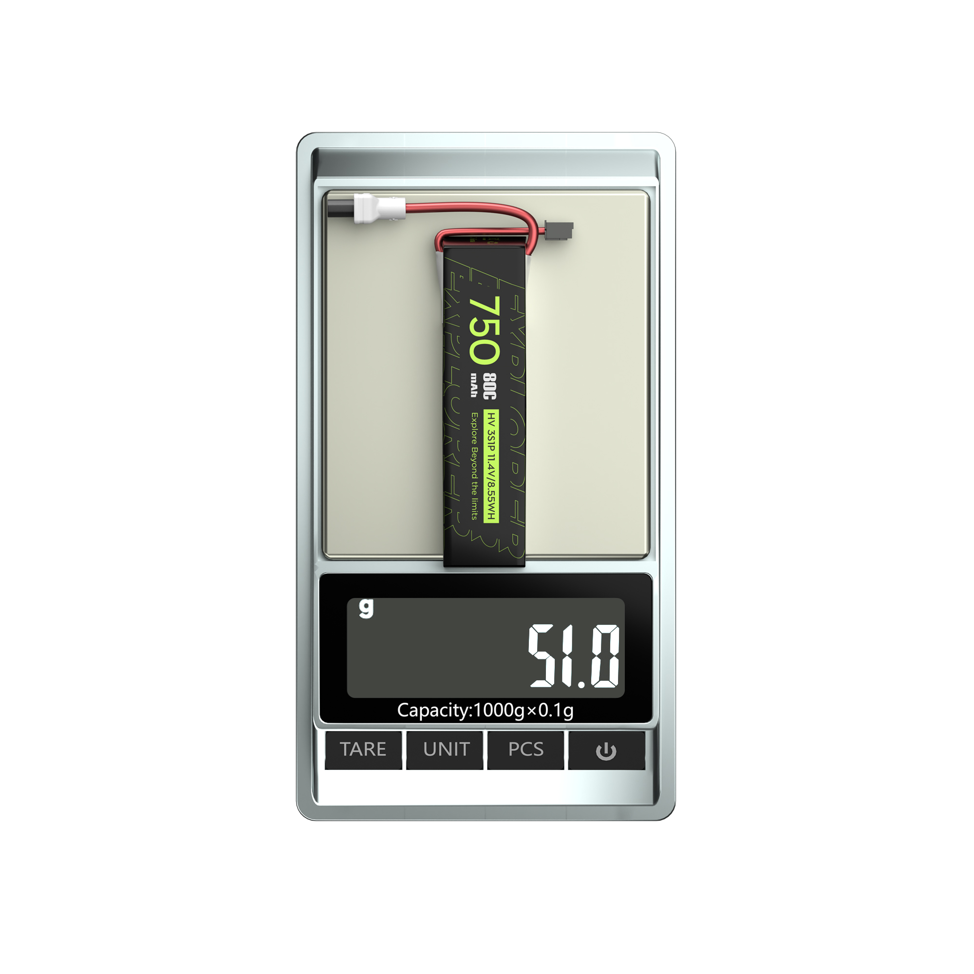 2PCS Explorer 750mAh LiHV 3S 80C Battery （Flywoo XT30UP）