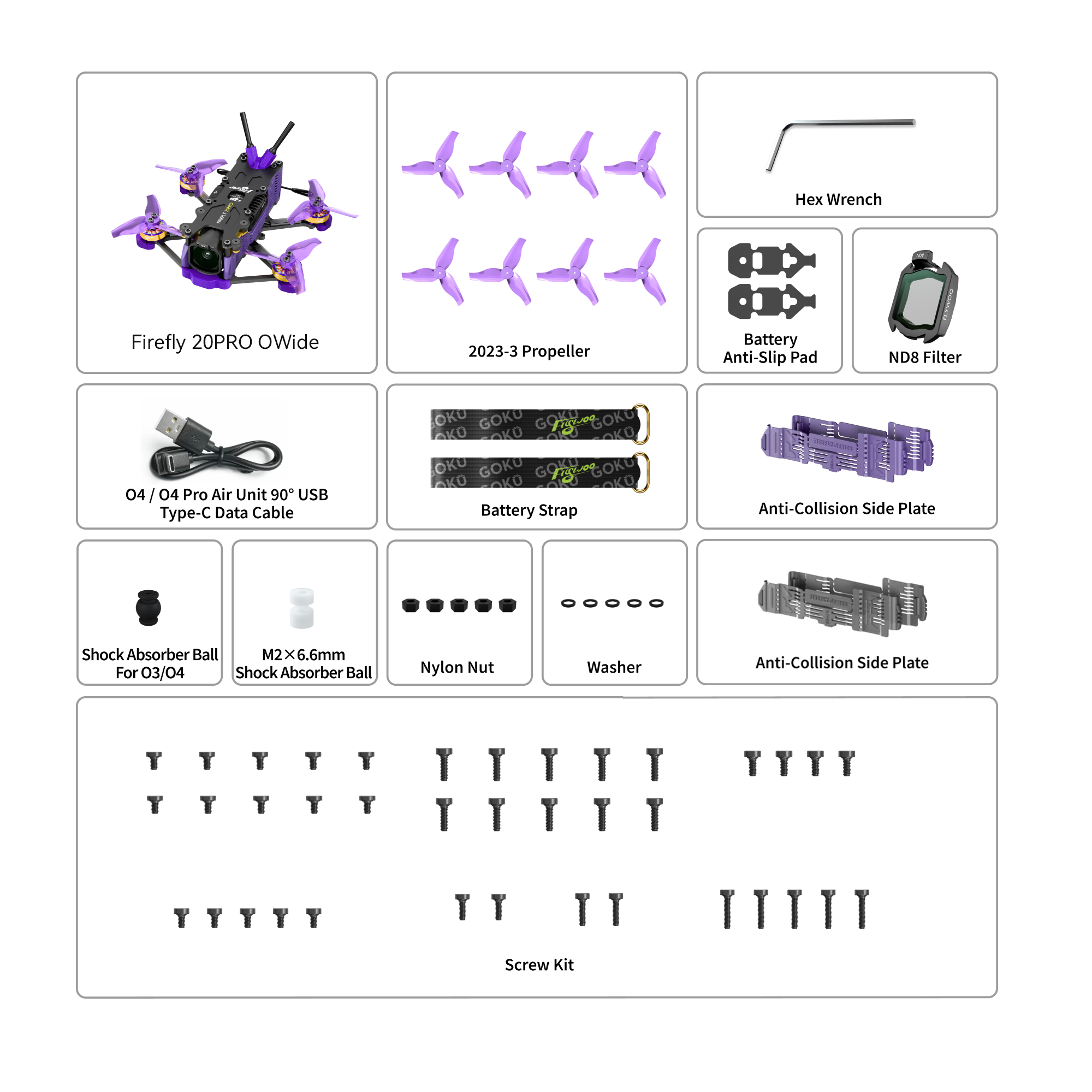 Firefly 20PRO / 25MINI O4 Wide Micro FPV Drone | FLYWOO