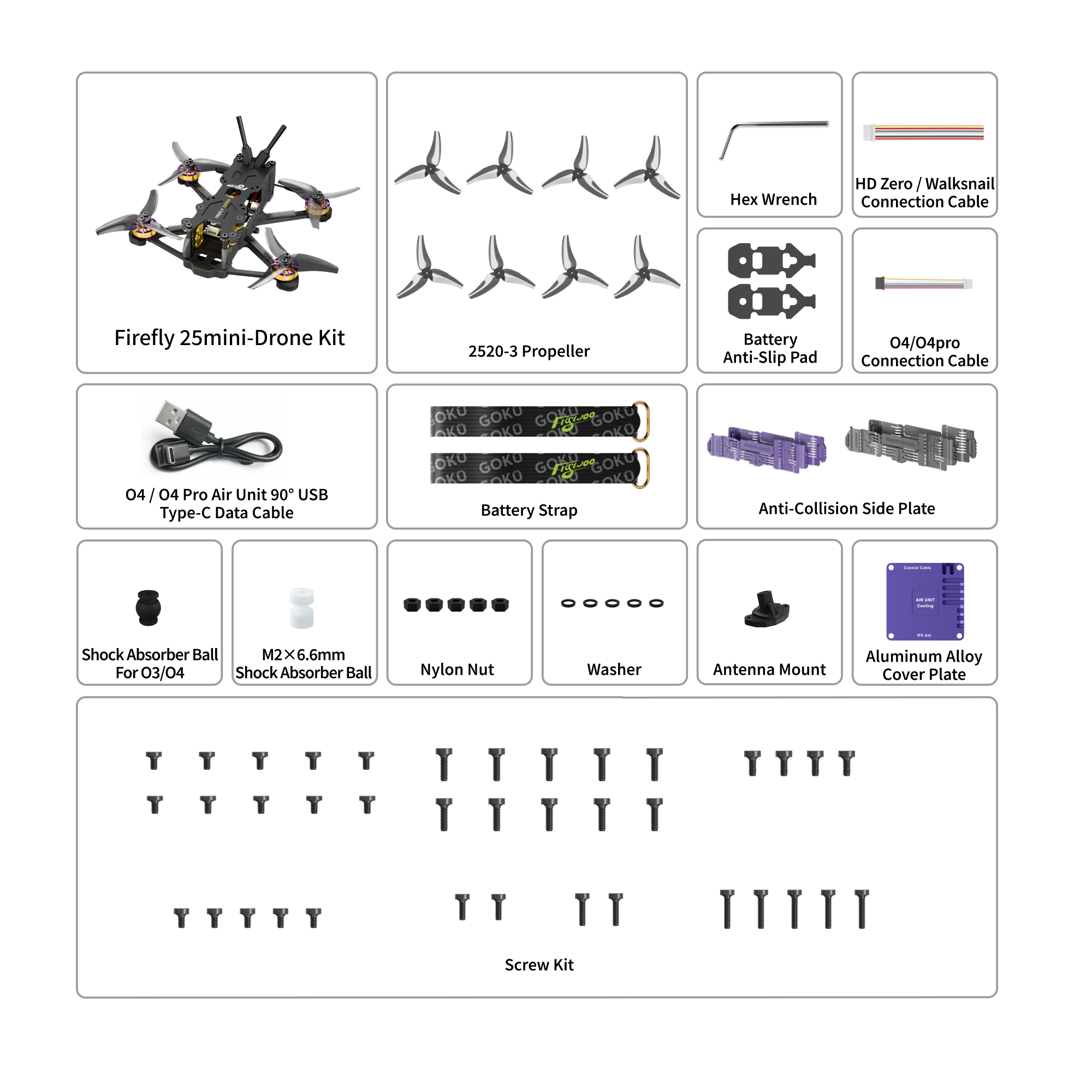 Firefly 20PRO 4S / 25MINI 3S O4 Wide Micro Drone