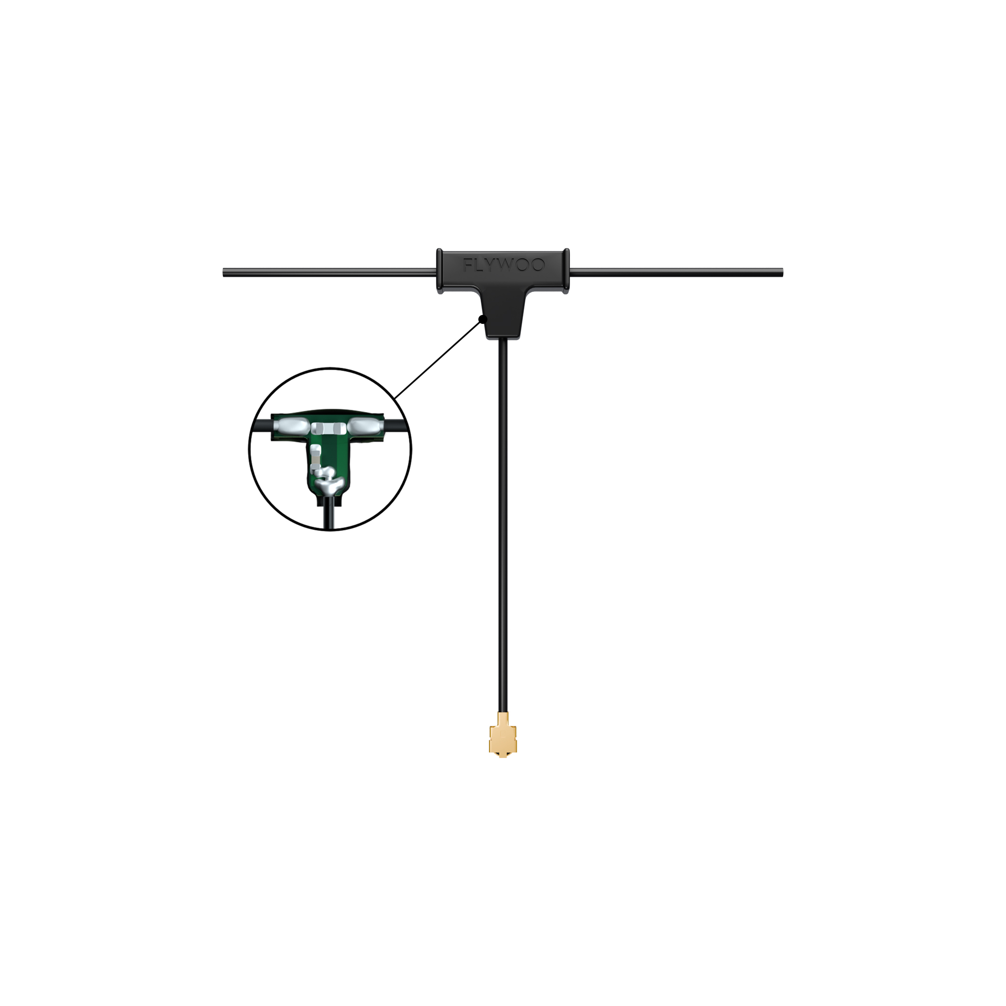 Flywoo ELRS 2.4g Minimortal PCB T Antenna UFL