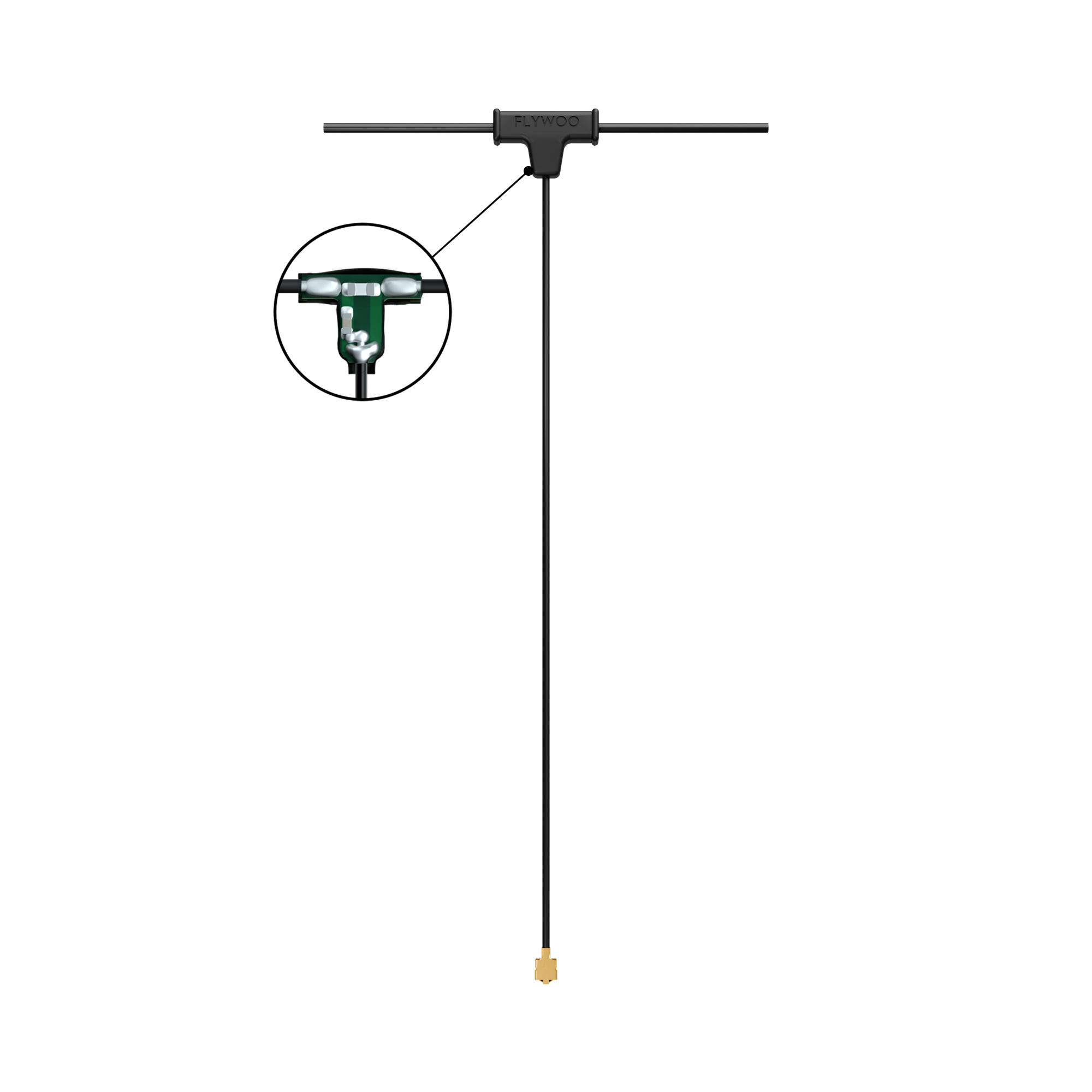 Flywoo ELRS 2.4g Minimortal PCB T Antenna UFL