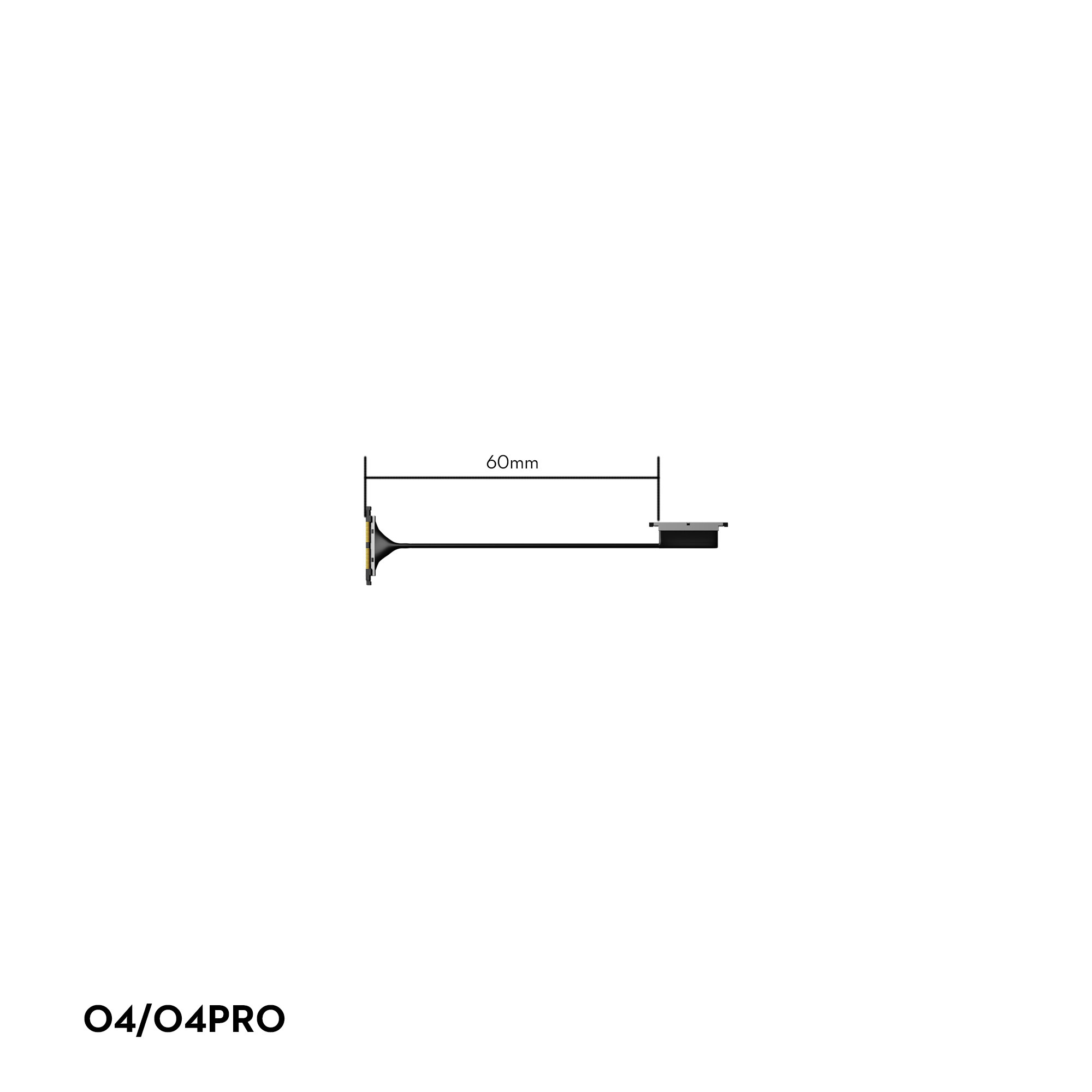 Flywoo flexible DJI O3 / O4 / O4 PRO Coaxial Cable 60 \ 100 \ 150 \ 200 \ 300mm