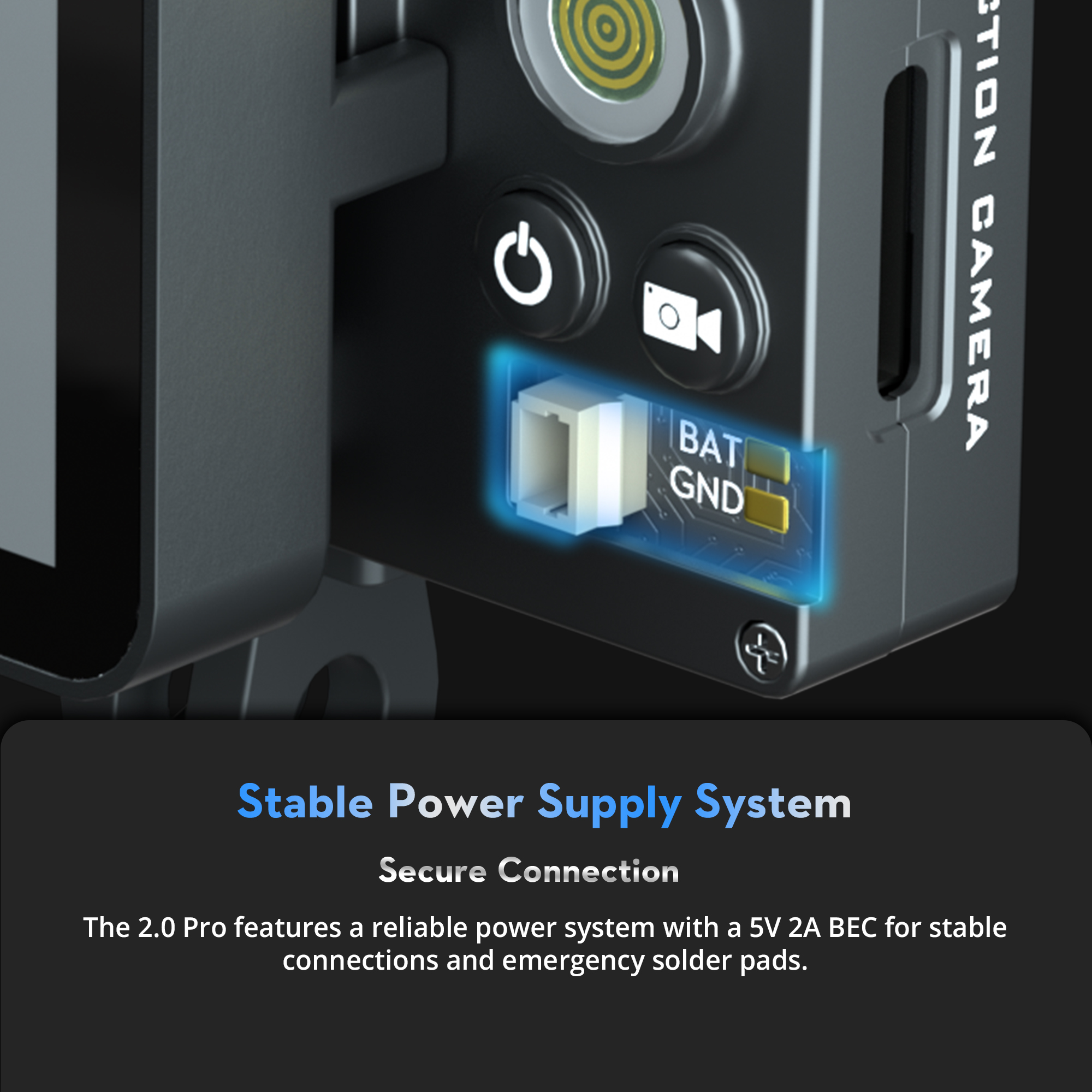 Flywoo Naked Gopro Action Camera V2 GP9 / GP10 / GP11 / GP12 Pro 