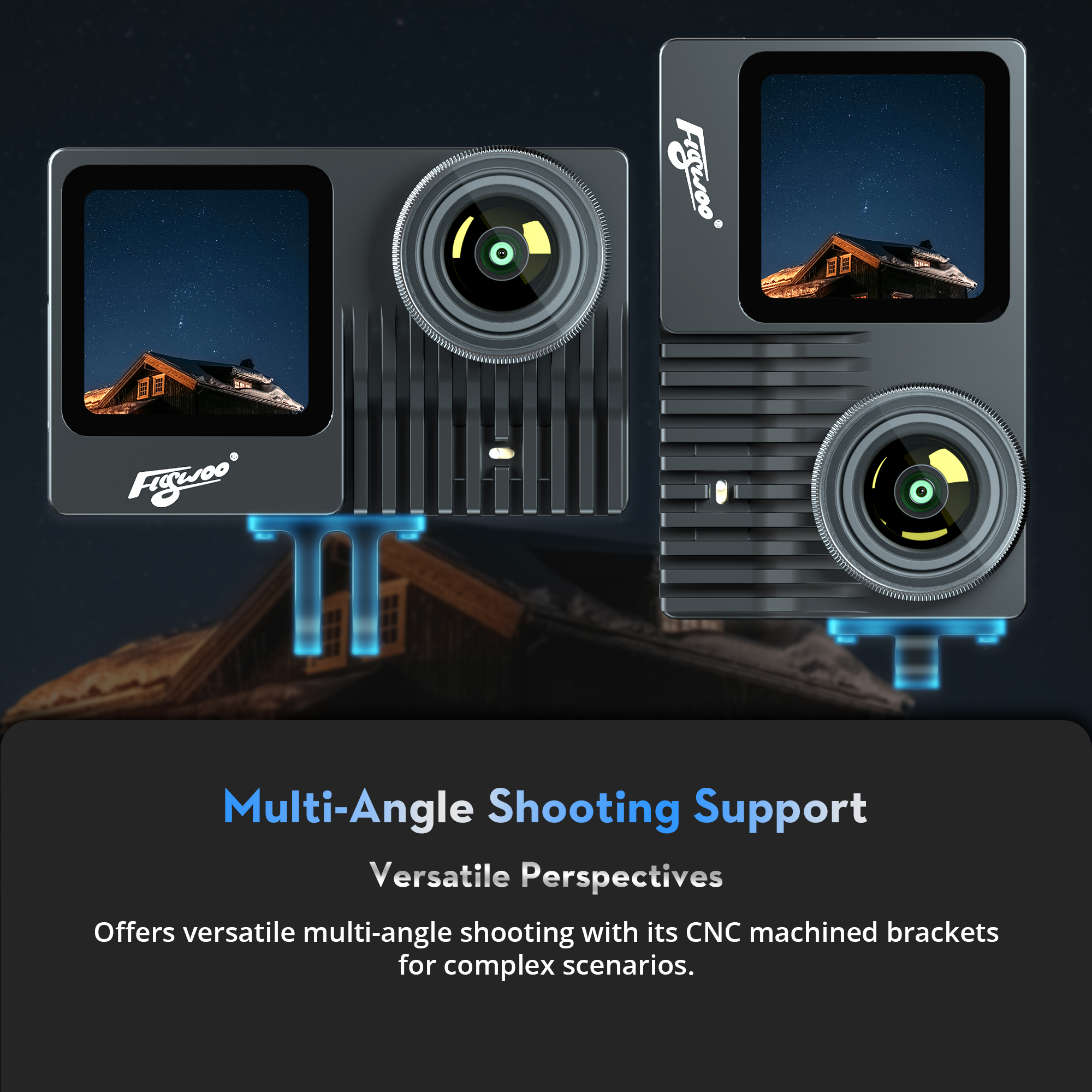 Flywoo Naked Gopro Action Camera V2 GP9 / GP10 / GP11 / GP12 Pro 