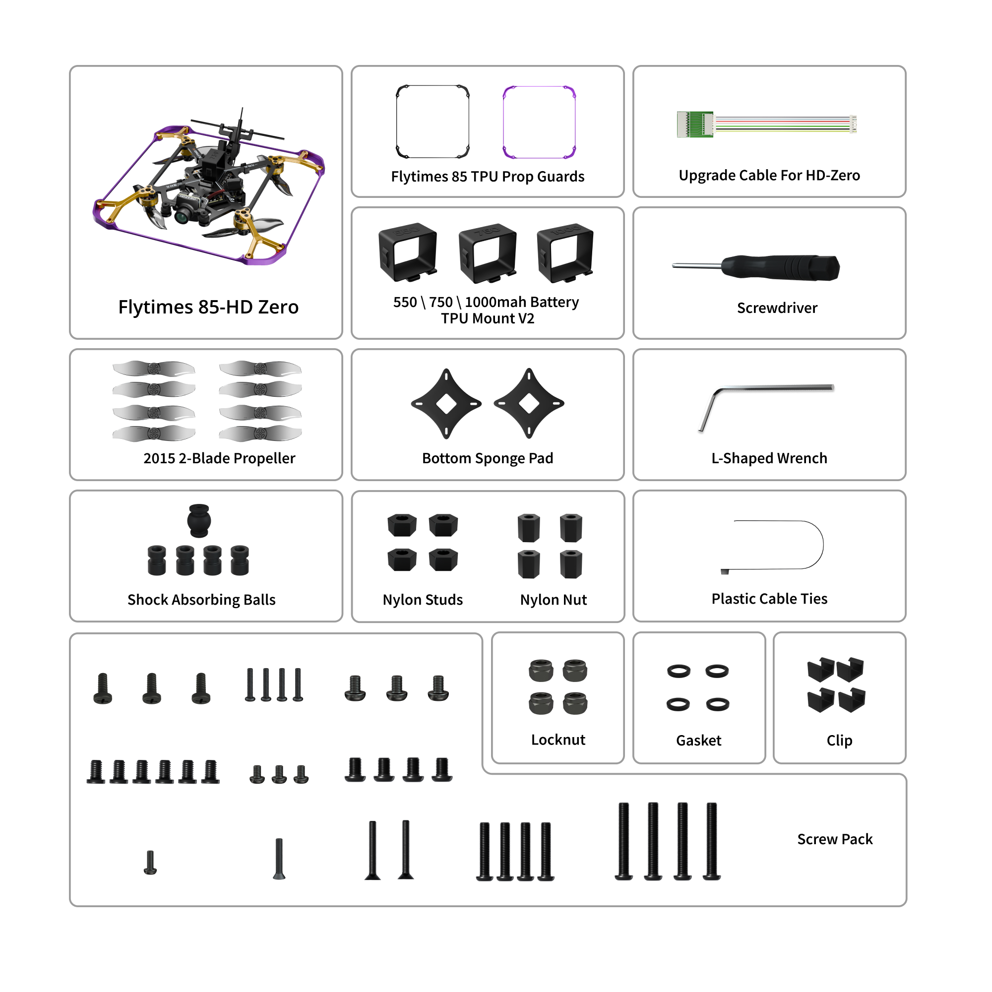 Flytimes 85 HDzero 2S Micro Drone 