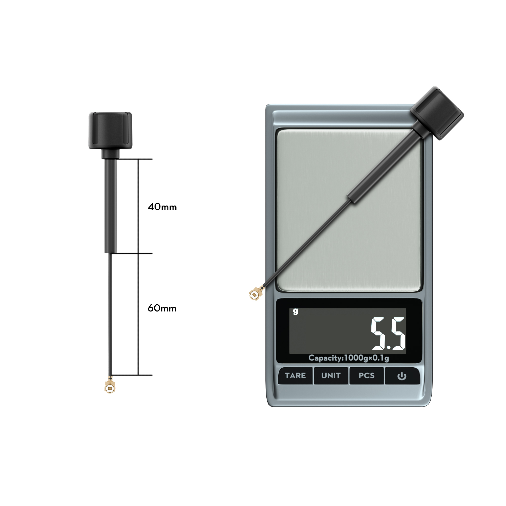 Flywoo LDS 5.8GHz UFL / SMA Antenna -LHCP